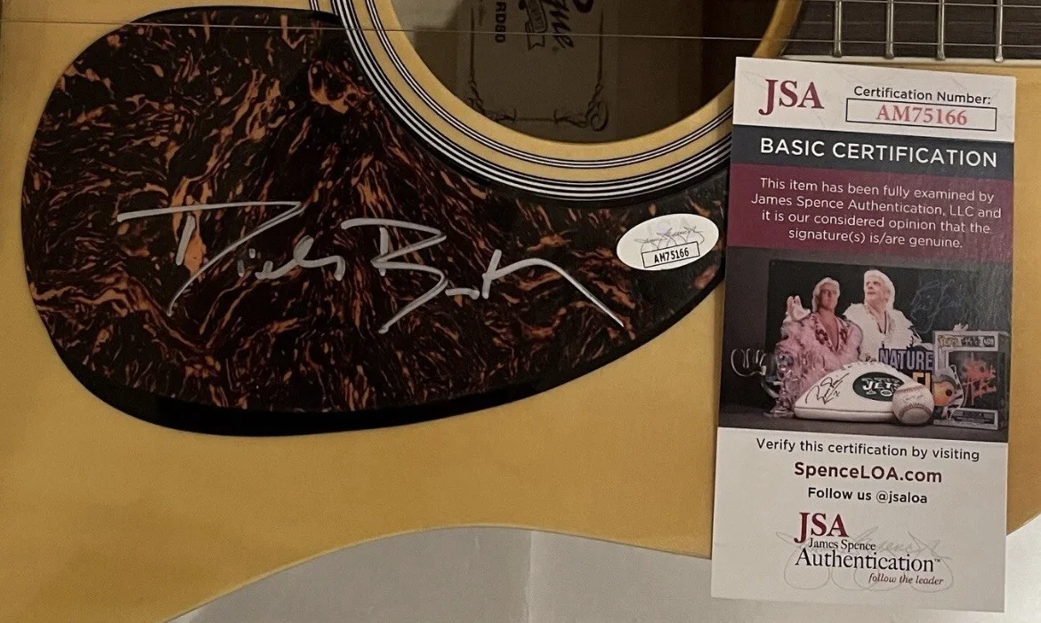 Dierks Bentley Signed Acoustic Guitar Country Music JSA COA, изображение 2