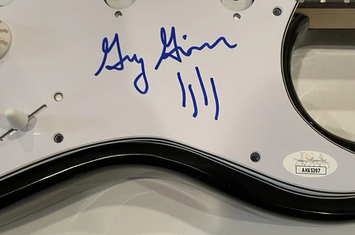 Greg Ginn Black Flag Signed Custom Logo Electric Guitar Punk Rock JSA COA, image 2