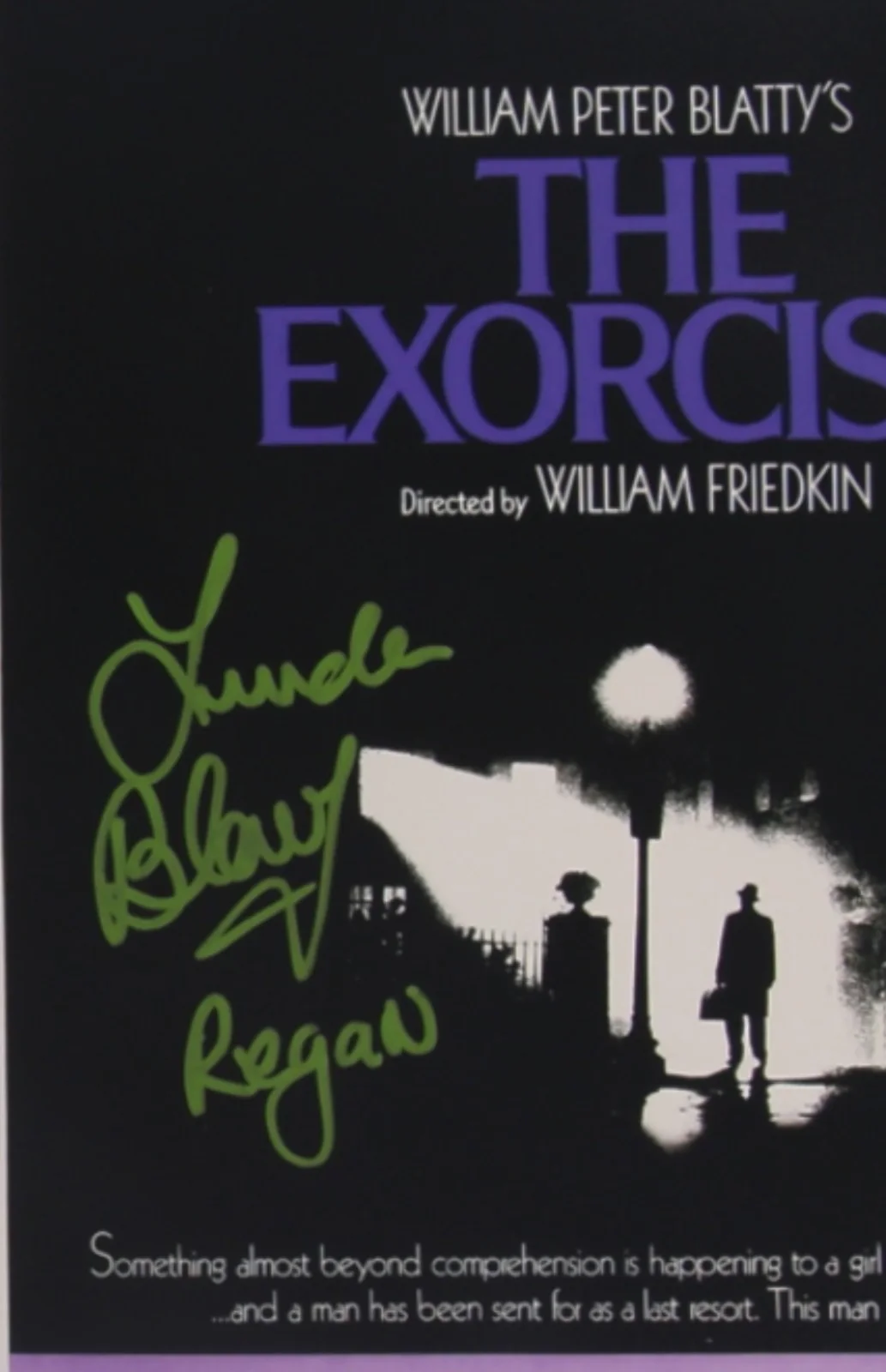 Linda Blair — Linda Blair Autographed Exorcist 11x17 Movie Poster Print Horror, изображение 2