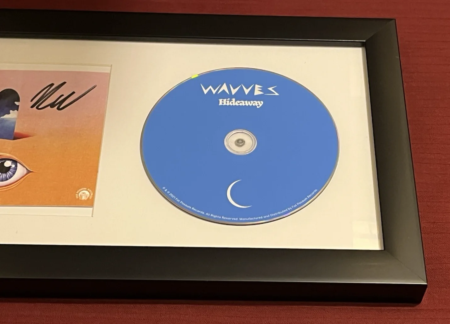 WAVVES SIGNED & FRAMED HIDEAWAY CD DISPLAY AMAZING AUTOGRAPH COA, image 4
