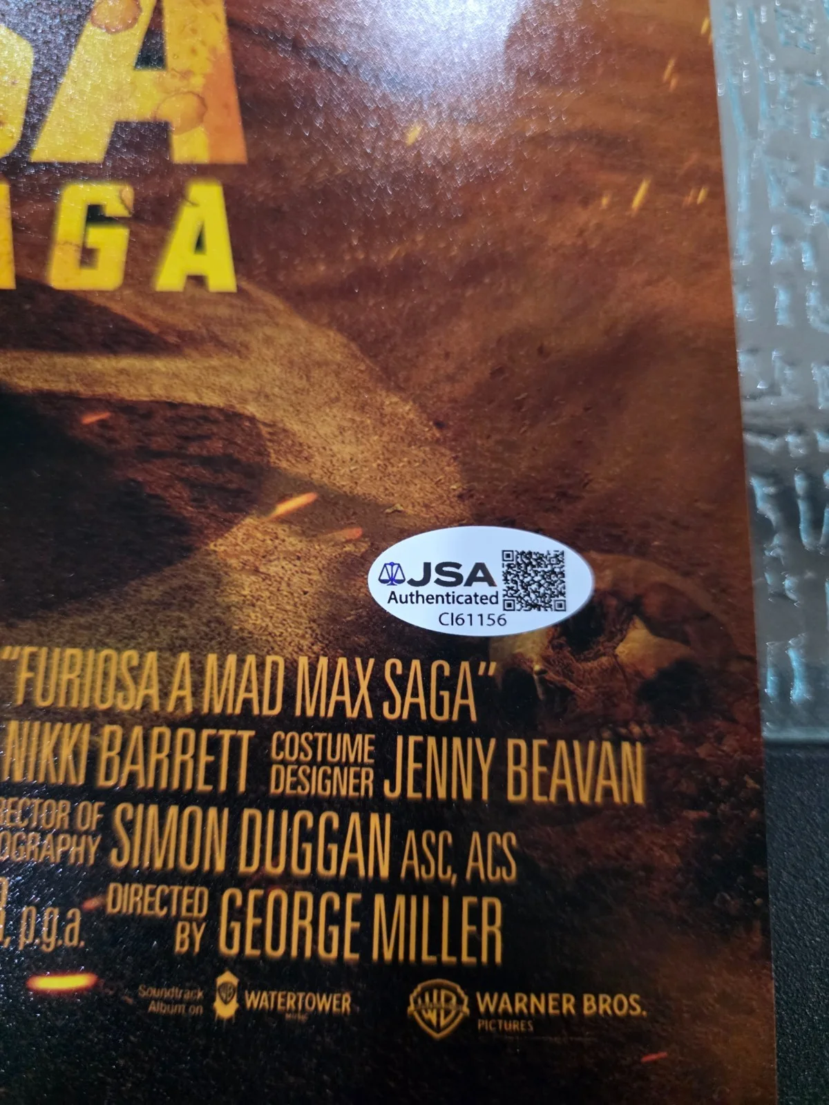 GEORGE MILLER — GEORGE MILLER AUTOGRAPH SIGNED MAD MAX FURY ROAD 12x18 PHOTO COA JSA, изображение 2
