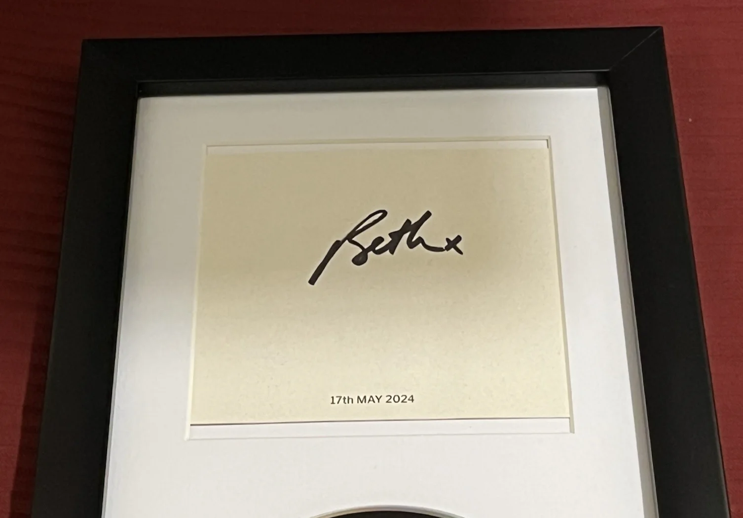BETH GIBBONS SIGNED & FRAMED LIVES OUTGROWN CD DISPLAY AMAZING AUTOGRAPH COA A, image 3
