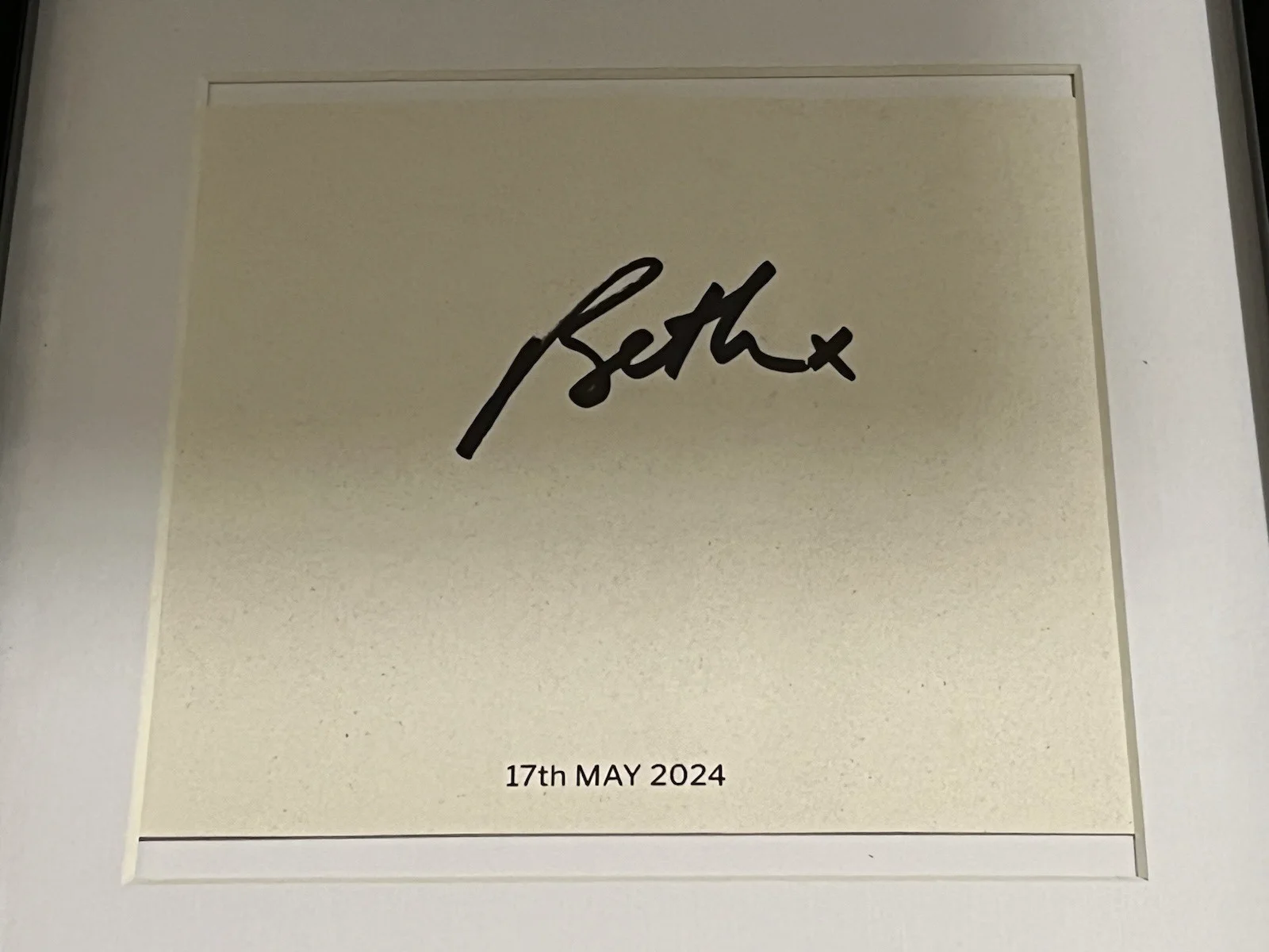 BETH GIBBONS SIGNED & FRAMED LIVES OUTGROWN CD DISPLAY AMAZING AUTOGRAPH COA A, image 5