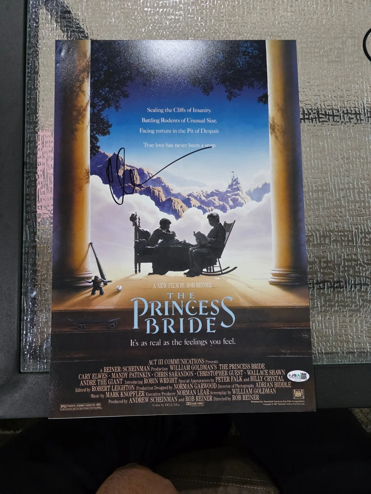 Cary Elwes — CARY ELWES SIGNED 12X18 PHOTO PRINCESS BRIDE COA JSA