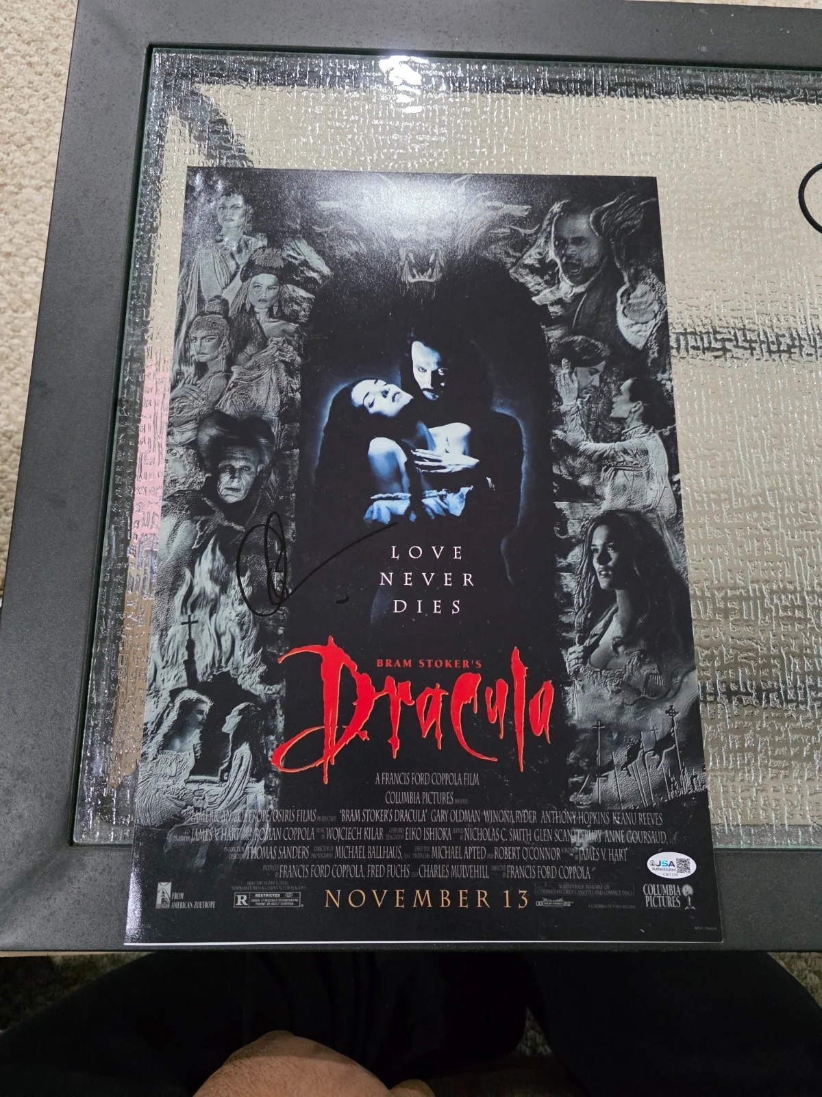 Cary Elwes — CARY ELWES SIGNED 12X18 PHOTO Dracula COA JSA
