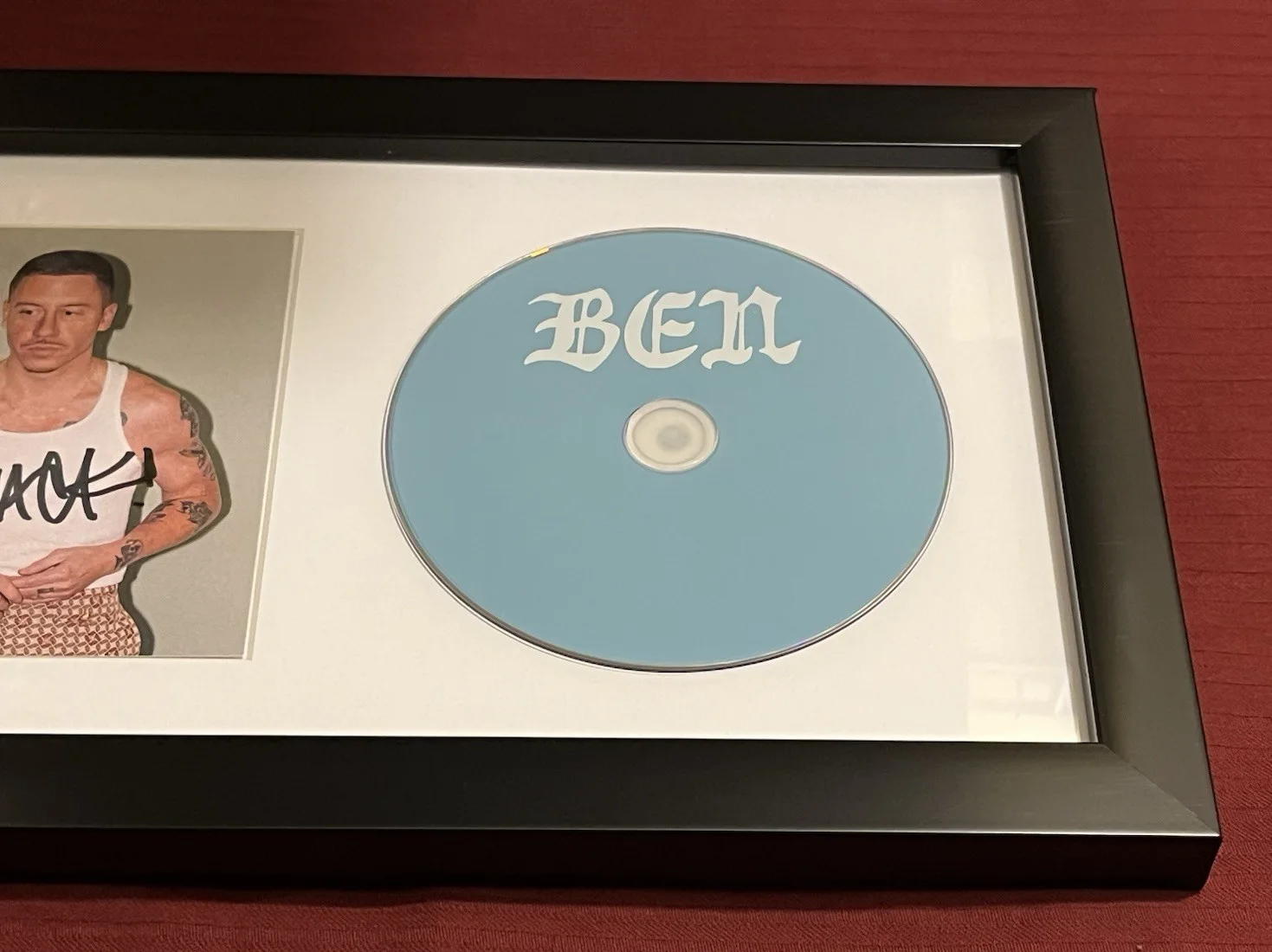 MACKLEMORE SIGNED & FRAMED BEN CD DISPLAY AMAZING AUTOGRAPH COA GEMINI HEIST A, image 4