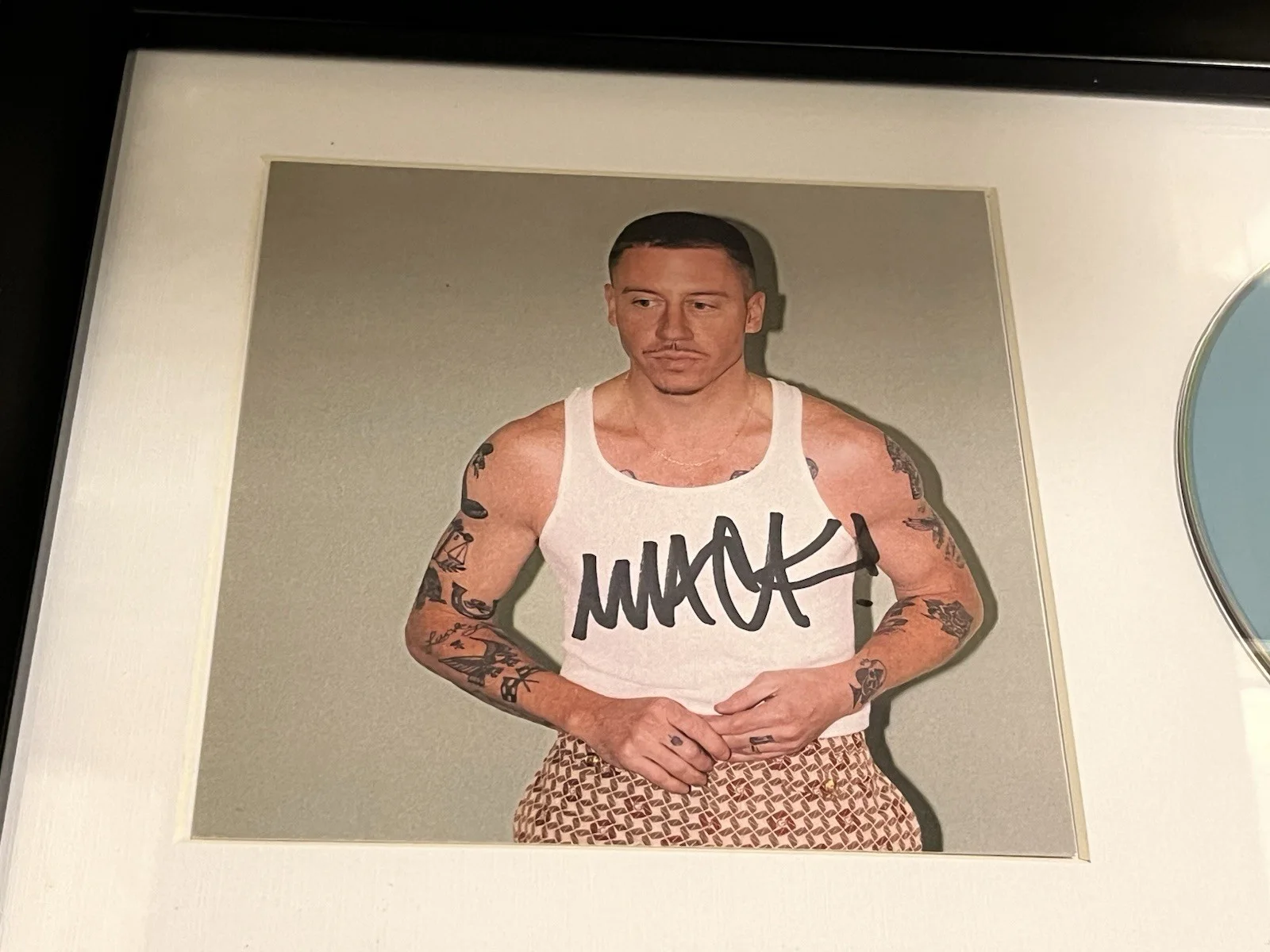 MACKLEMORE SIGNED & FRAMED BEN CD DISPLAY AMAZING AUTOGRAPH COA GEMINI HEIST A, image 5