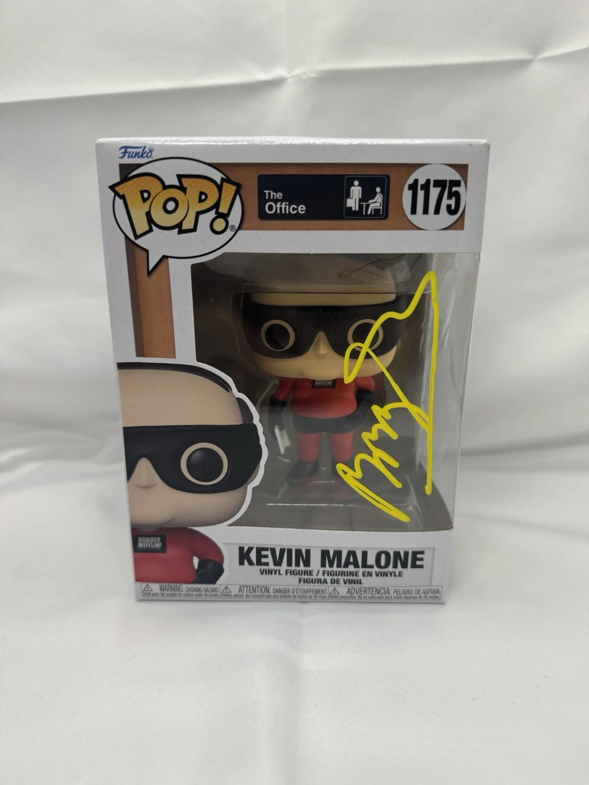 Brian Baumgartner — Brian Baumgartner Autograph Signed Kevin Malone The Office Funko Pop #1175