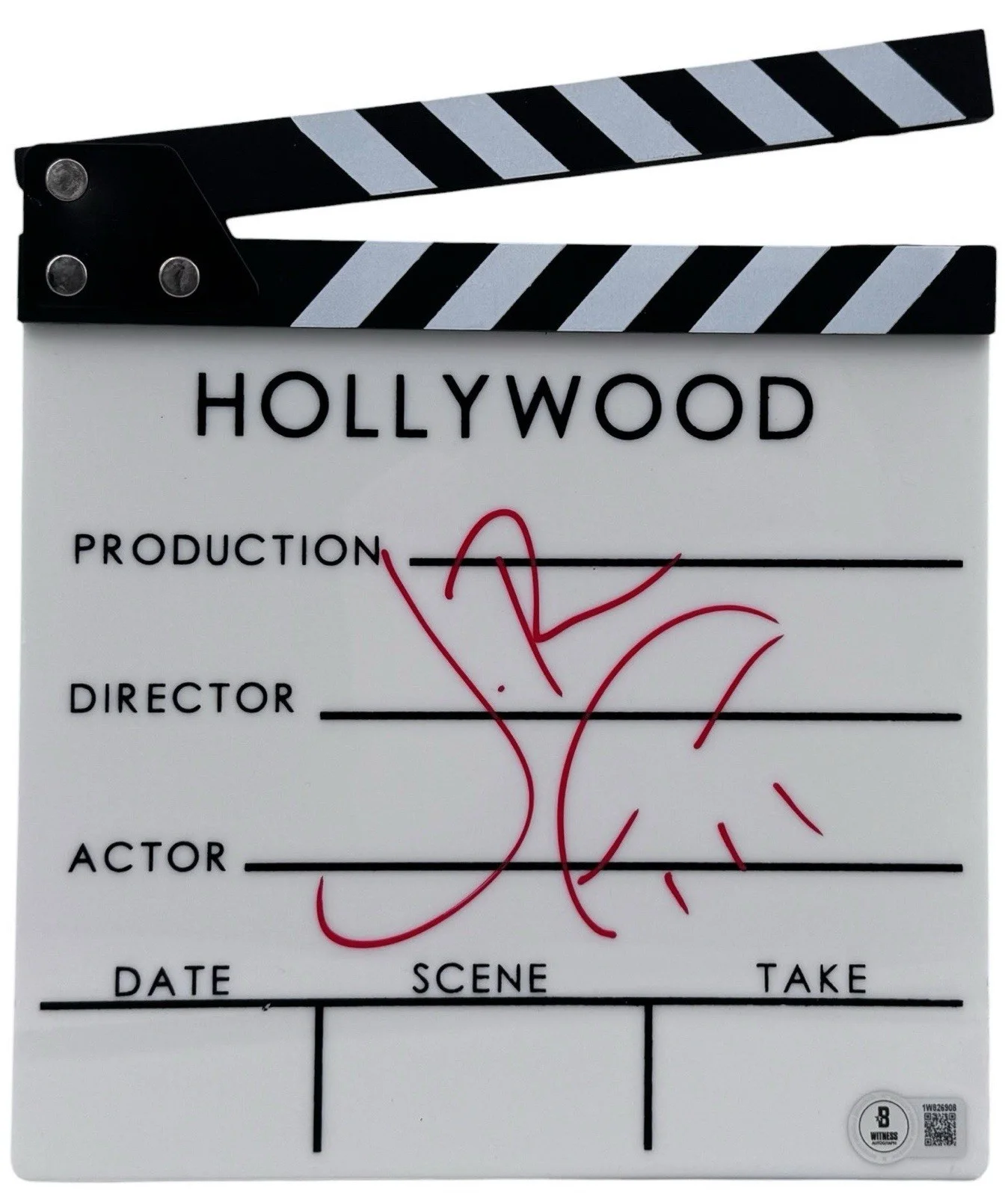 Jon Bernthal — Jon Bernthal Signed Clapperboard w/ Punisher Sketch Beckett Witnessed