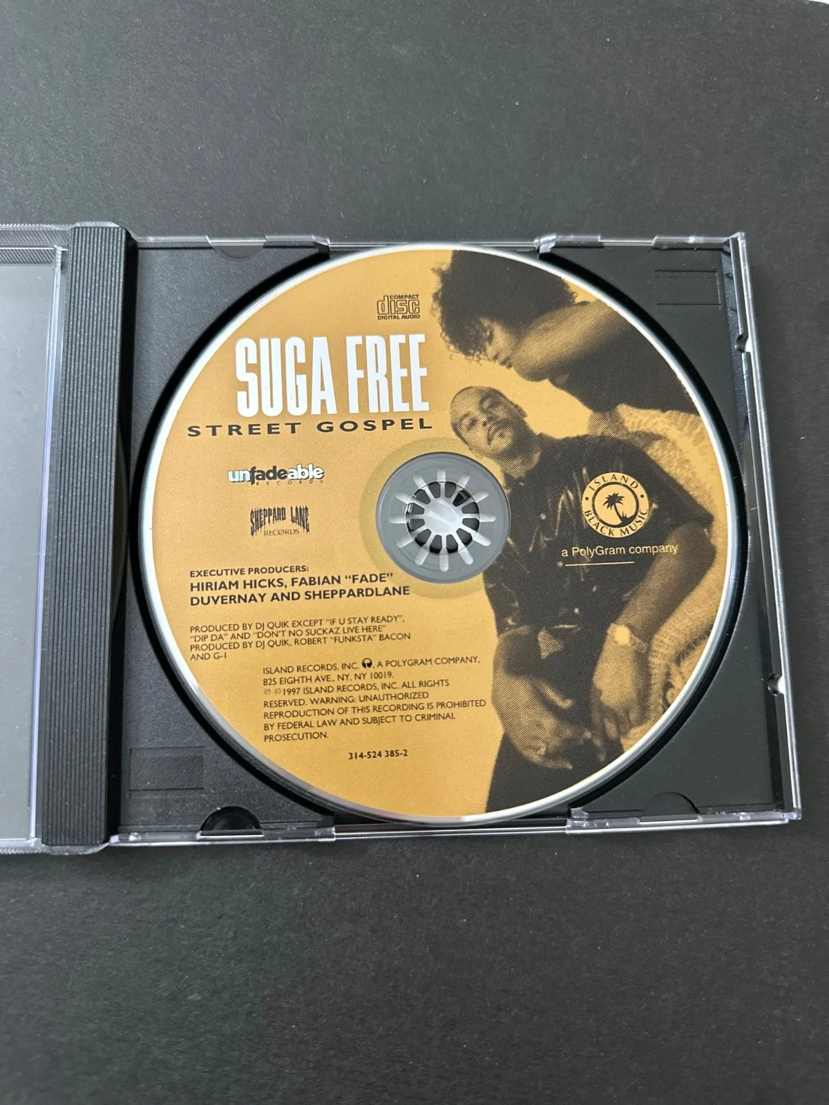 Suga Free Signed CD Street Gospel Rap Hip Hop JSA Authentic Rare NEW, image 5