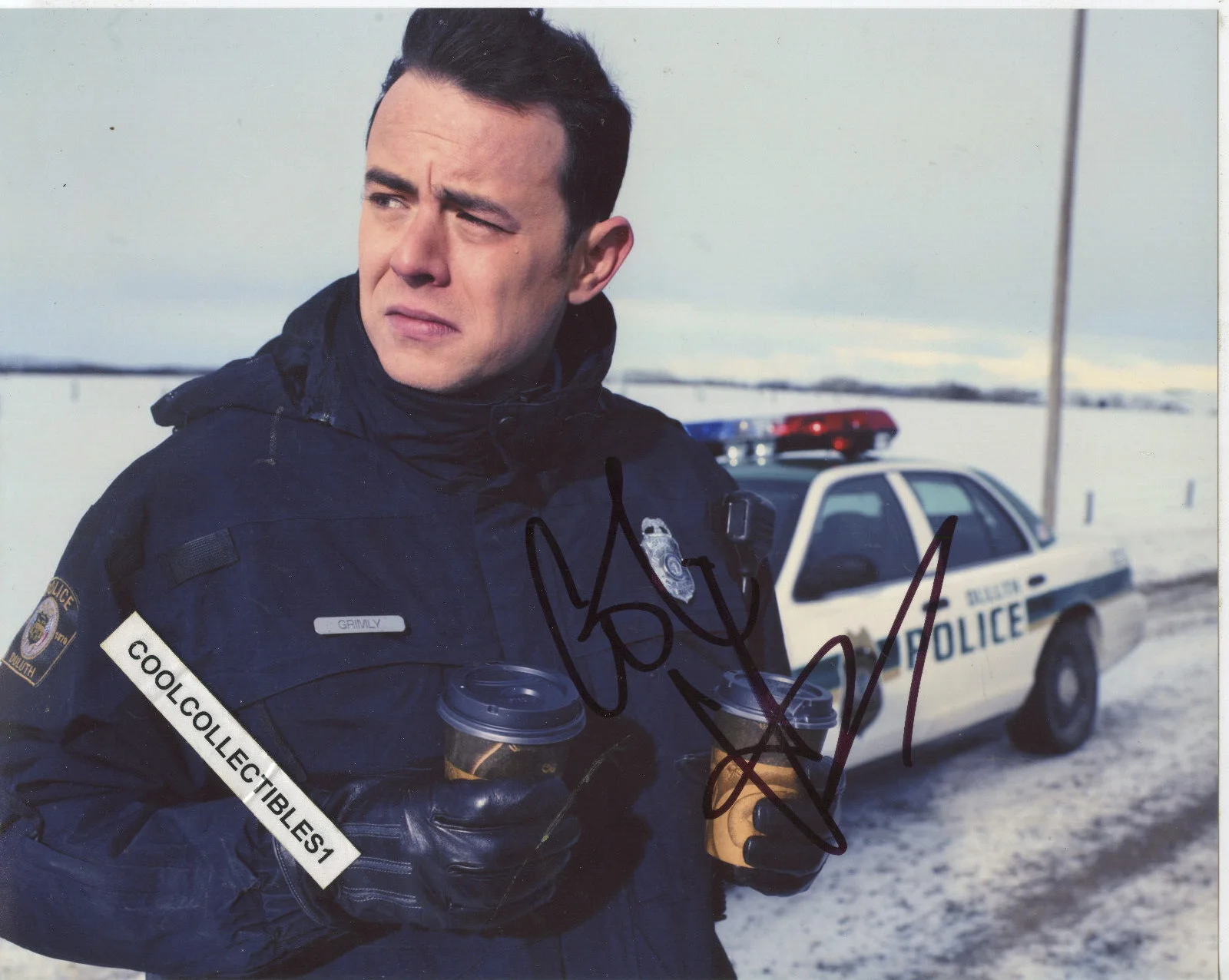 COLIN HANKS — COLIN HANKS "FARGO & ROSWELL" IN PERSON SIGNED 8X10 COLOR PHOTO 1 COA "PROOF"