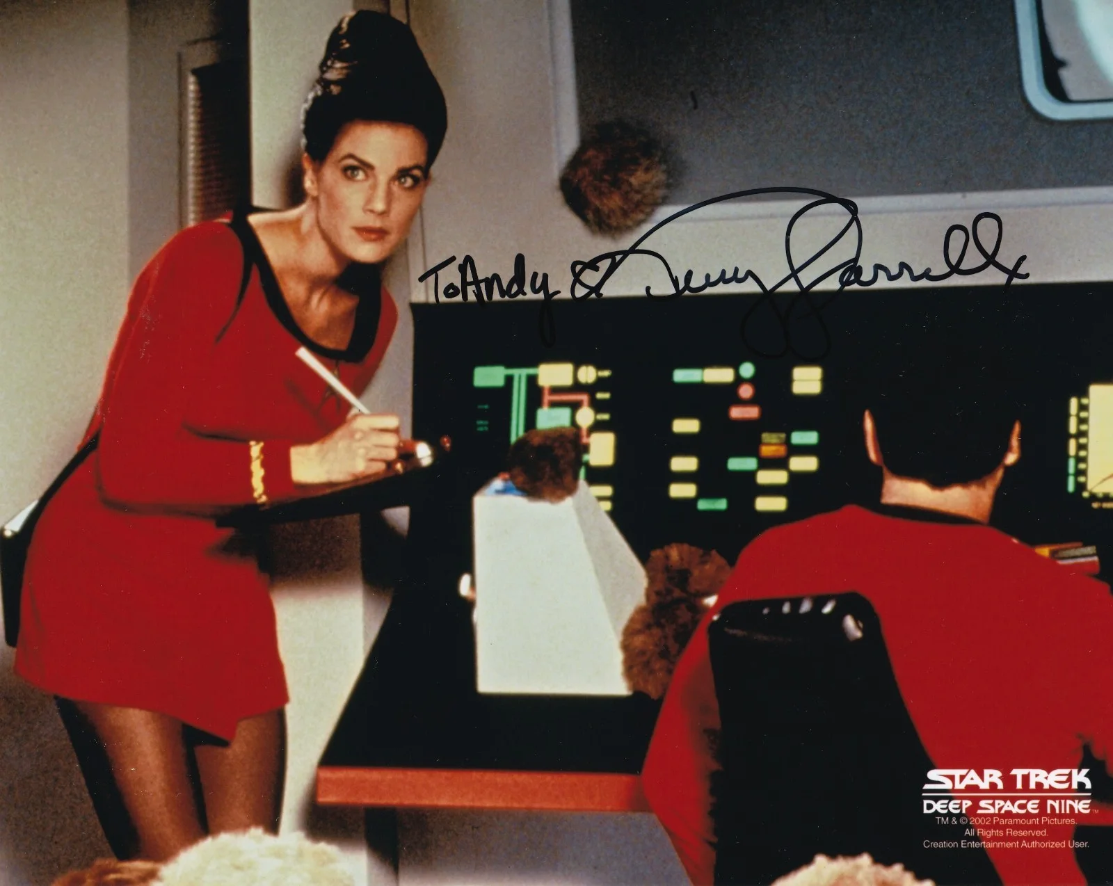 Terry Farrell — Terry Farrell Star trek Deep Space Nine Signed 8x10 Photo COA