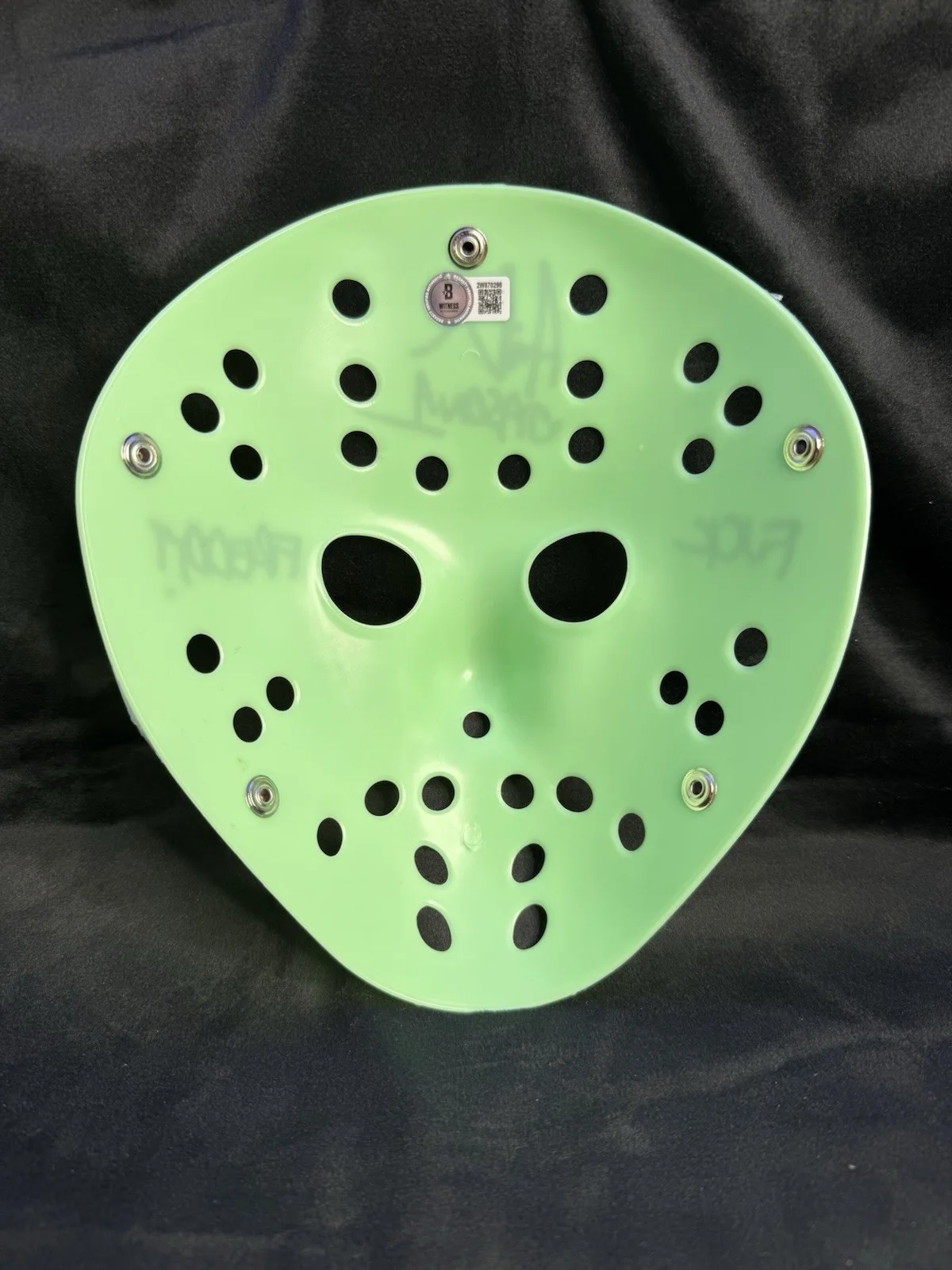 Ari Lehman — Ari Lehman Signed & Inscribed Jason Voorhees Mask “F Freddy!” Jason 1 Beckett, изображение 5