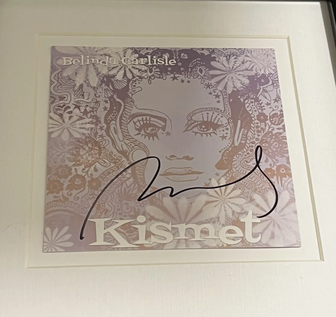 BELINDA CARLISLE SIGNED & FRAMED KISMET CD DISPLAY AUTOGRAPH COA VOILA REAL A, изображение 5