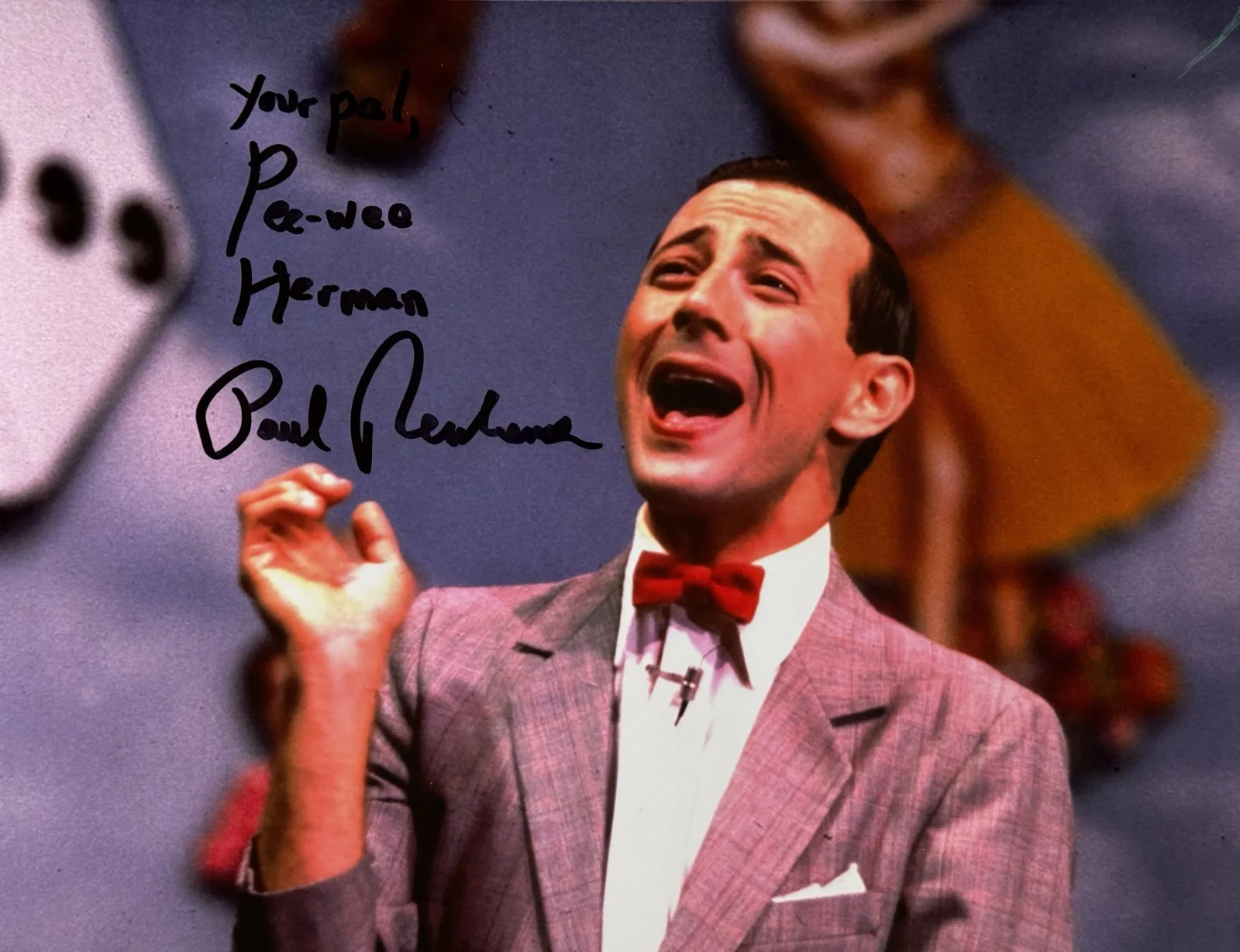 Paul Reubens — Paul Reubens, Signed 8x10 Autograph Photo, Pee-wee Herman