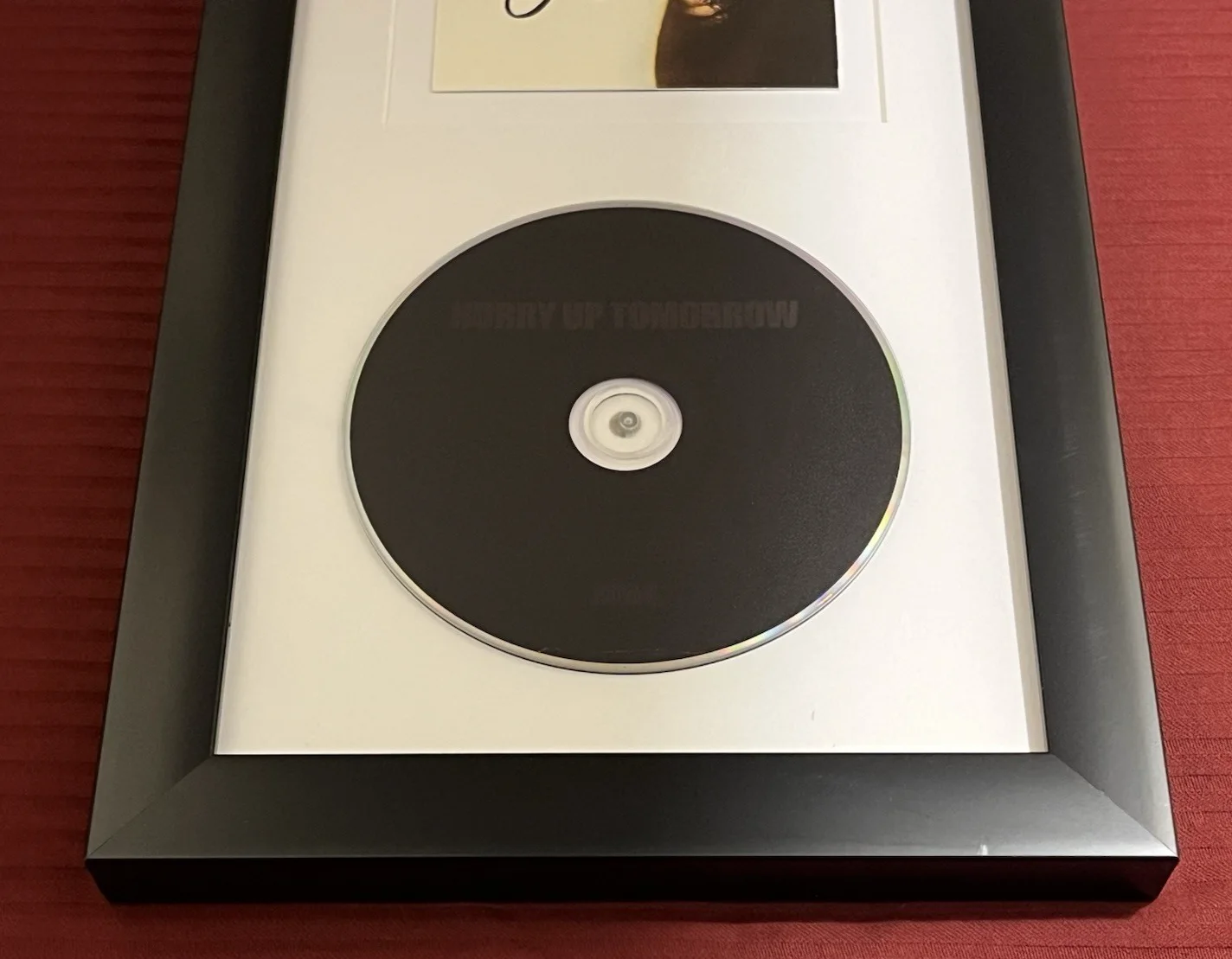 THE WEEKND SIGNED & FRAMED HURRY UP TOMORROW AMAZING CD DISPLAY AUTOGRAPH COA A, image 3