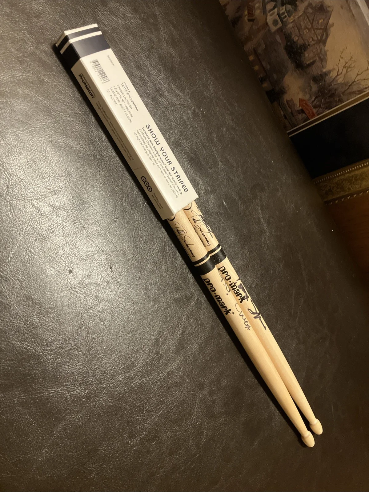 Styx Band Signed Drum Sticks Tommy Shaw,L.Gowan,J.Y.,Ricky Phillips,Will E,Chuck, image 2