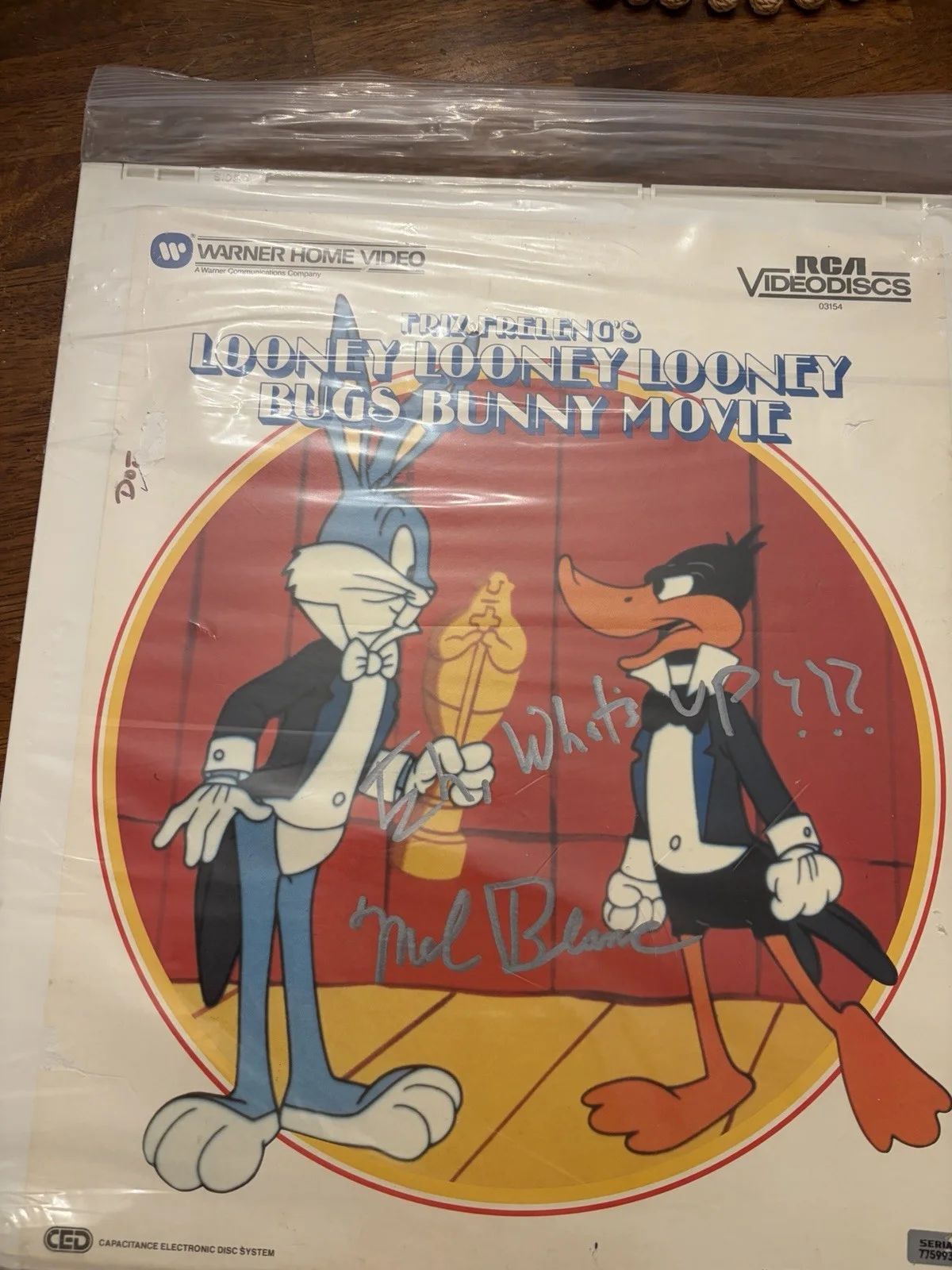 Mel Blanchard Autograph, with Inscription “Eh, What’s Up ?!?, изображение 3