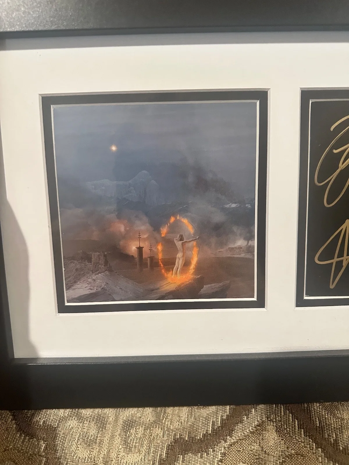 Jake Kiszka, Josh Kiszka, Sam Kiszka, Danny Wagner — Greta Van Fleet Band Signed Autograph Battle at Garden’s Gate CD Display, image 4