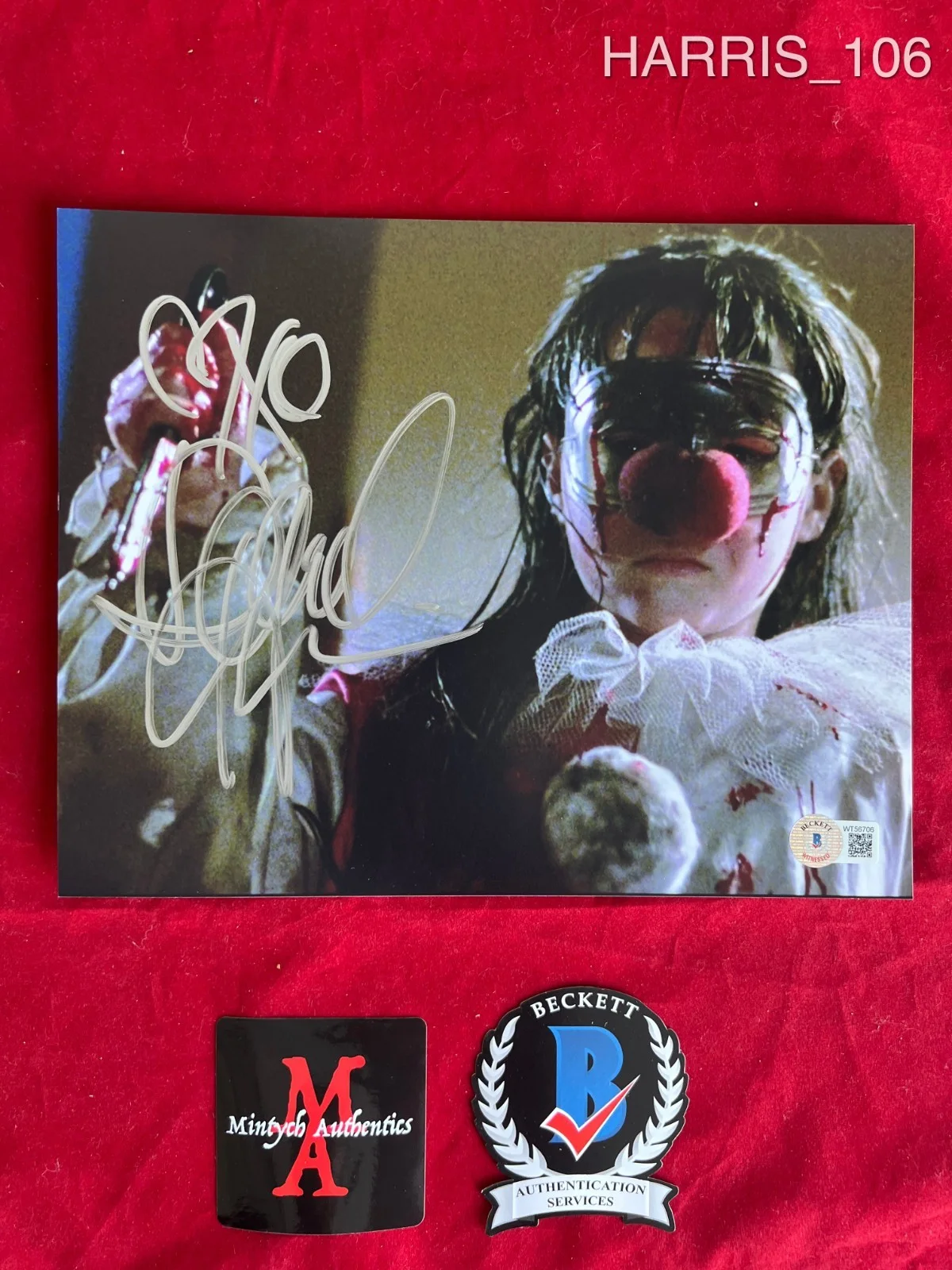 DANIELLE HARRIS — Danielle Harris autographed signed 8x10 photo Halloween Beckett COA horror