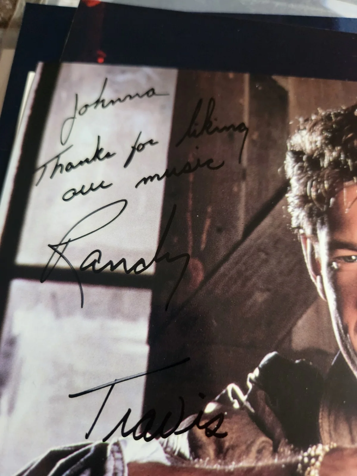 RANDY TRAVIS signed AUTOGRAPH 8x10, image 2