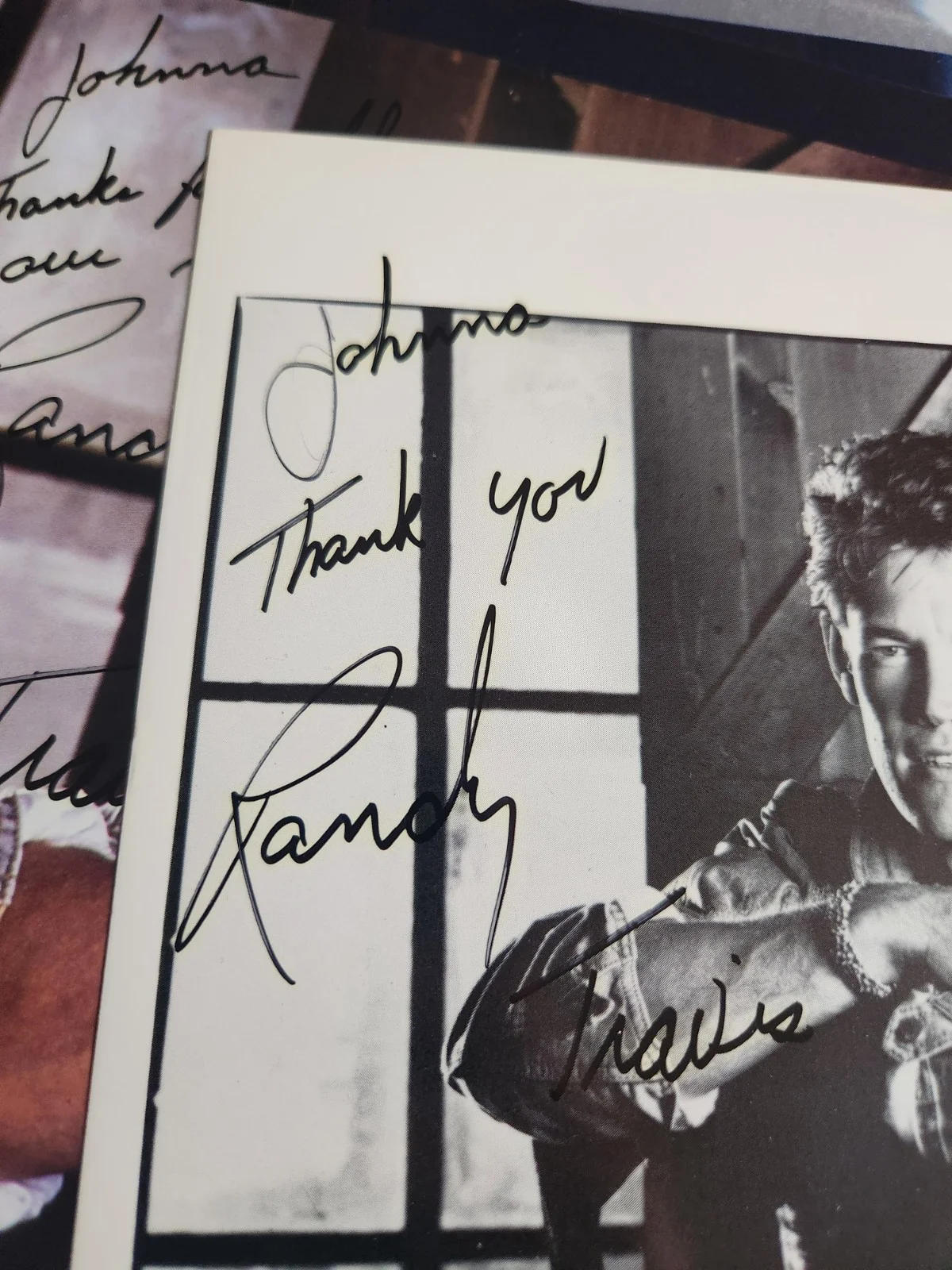 RANDY TRAVIS signed AUTOGRAPH 8x10, image 2