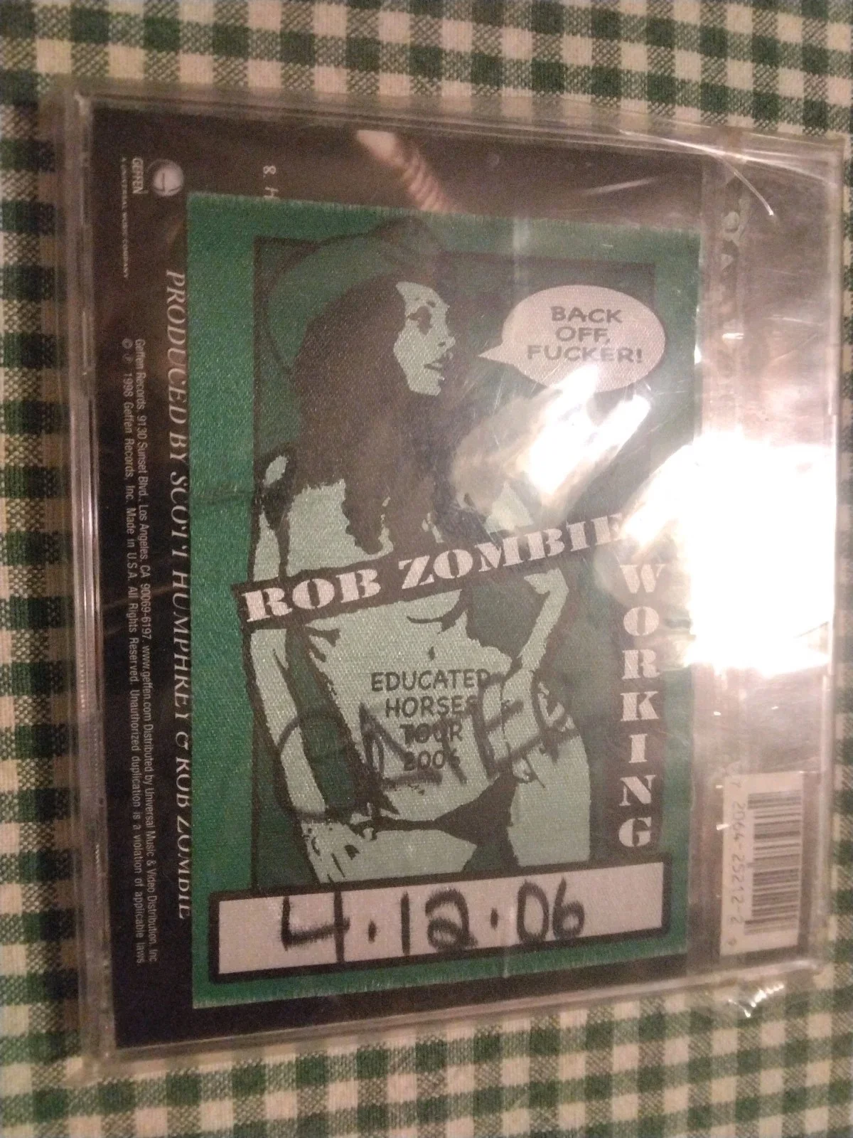 Rob Zombie cd autographed, изображение 2