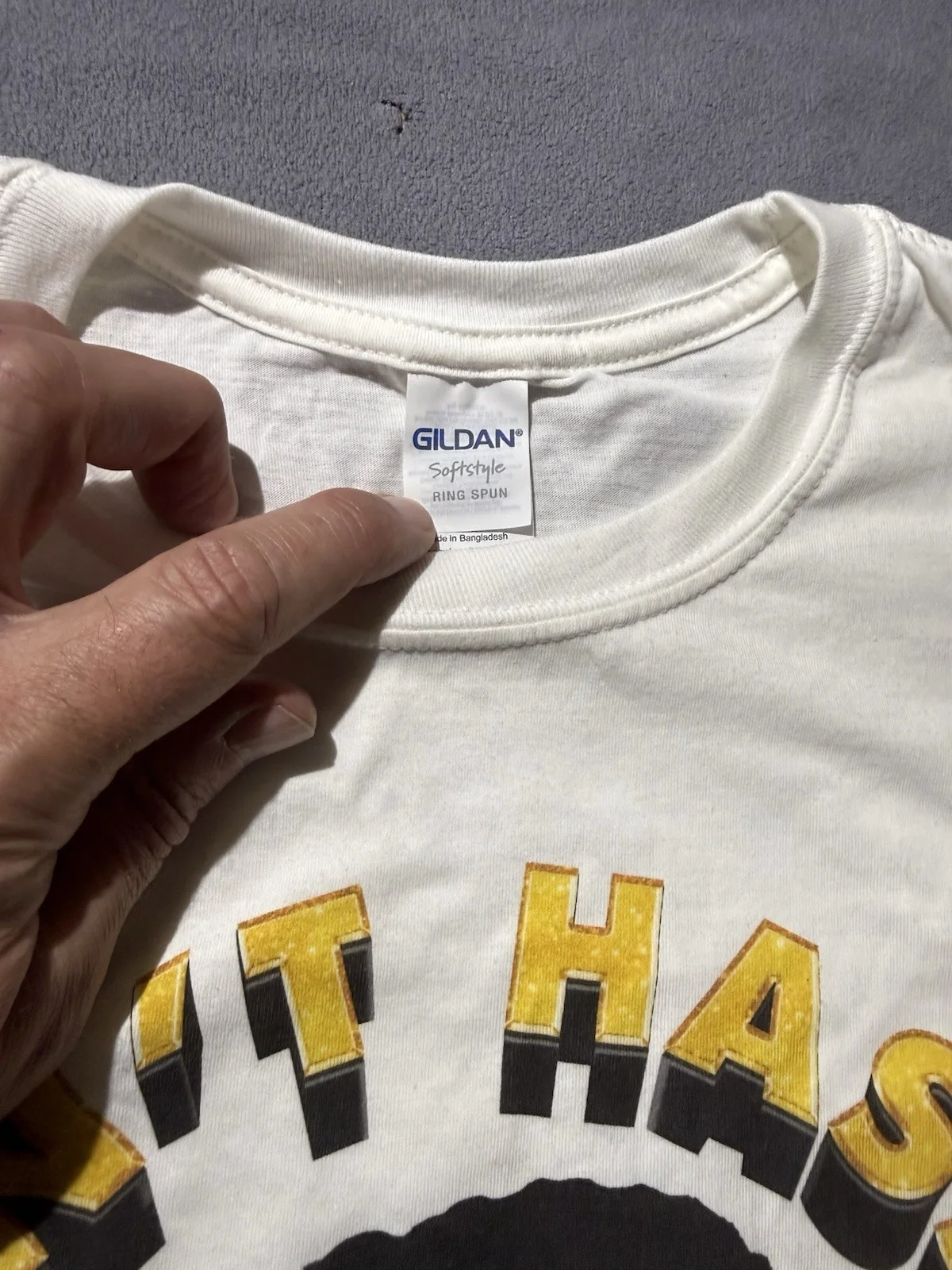 David Hasselhoff — Signed David Hasselhoff ‘Don’t Hassel The Hoff’ Shirt 2019 London Play 9 To 5, изображение 3
