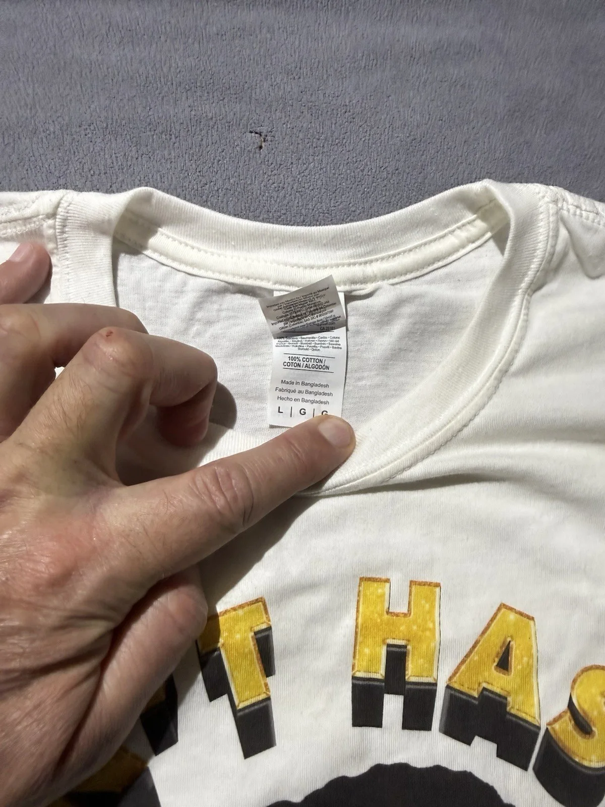David Hasselhoff — Signed David Hasselhoff ‘Don’t Hassel The Hoff’ Shirt 2019 London Play 9 To 5, изображение 4