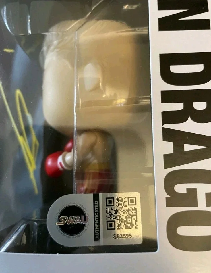 Dolph Lundgren — Dolph Lundgren Signed Autographed Ivan Drago ROCKY Funko Pop, image 2