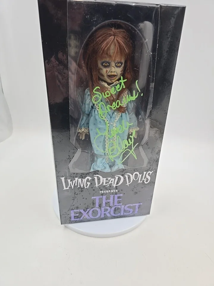 Linda Blair — Linda Blair Signed Living Dead Doll The Exorcist 🤮 Horror Mezco Toyz, изображение 2