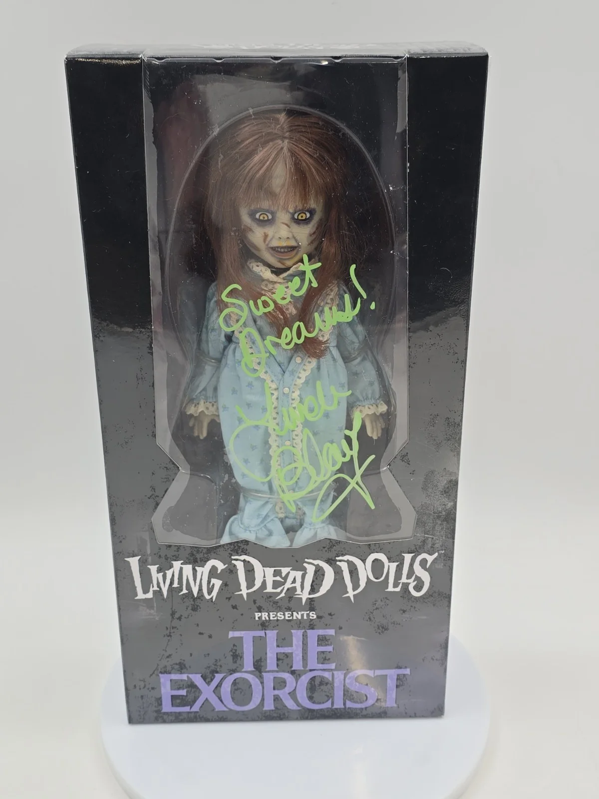 Linda Blair — Linda Blair Signed Living Dead Doll The Exorcist 🤮 Horror Mezco Toyz, изображение 5