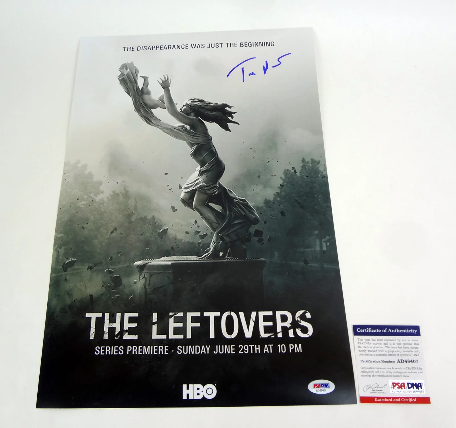 Tom Perrotta — Tom Perrotta Author Signed Autograph The Leftovers Movie Poster PSA/DNA COA #2