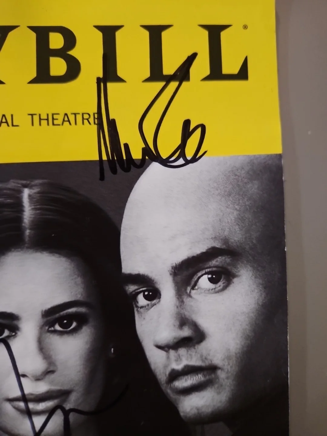 Aaron Tveit, Lea Michele, Nicholas Christopher, Bradley Dean — Chess Signed Playbill - Aaron Tveit, Lea Michele, Nicholas Christopher ², изображение 4