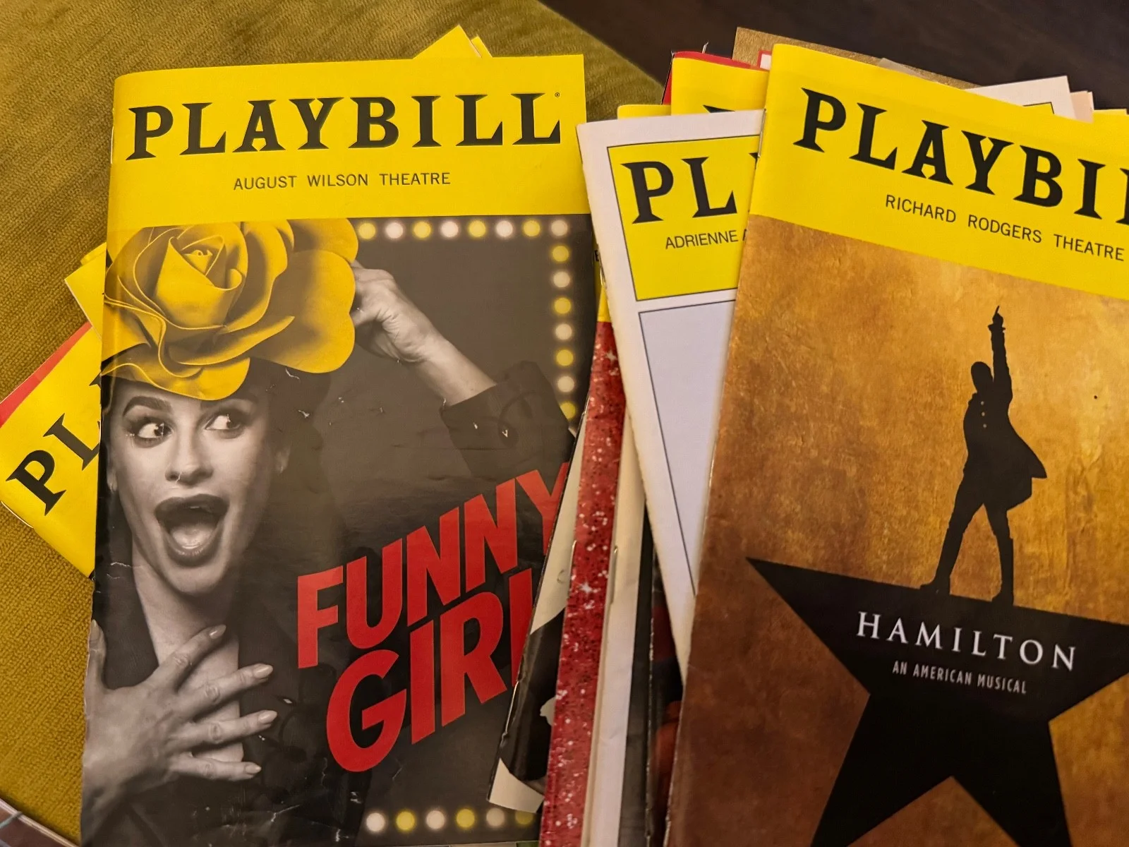 Lot of 19 Broadway Playbills, inc. Hamilton, Plaza Suite, Funny Girl and more!, изображение 2