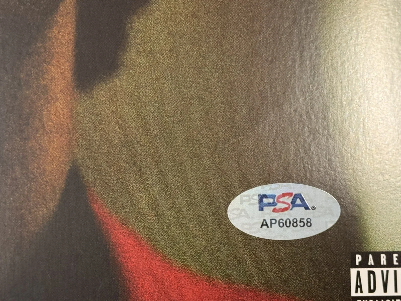 The Weekend Signed Album Cover After Hours PSA Authenticated, image 3