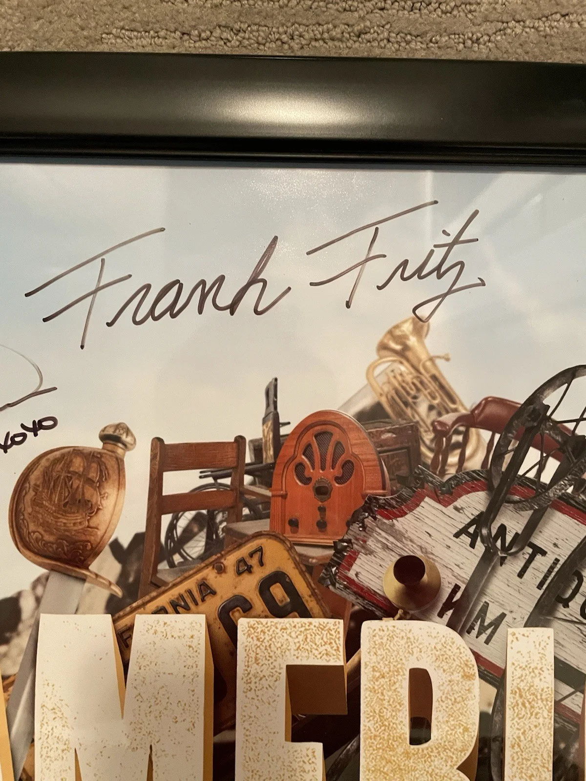 Frank Fritz — American Pickers RARE PROMO Poster Signed All 3 Frank Fritz Mike Wolfe Danielle, изображение 4