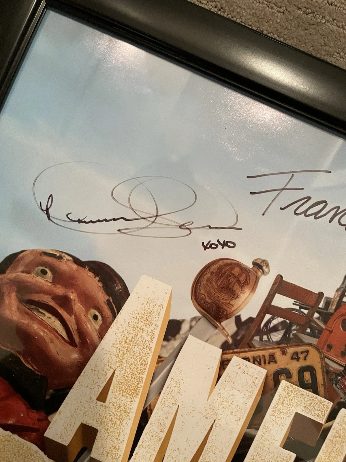Frank Fritz — American Pickers RARE PROMO Poster Signed All 3 Frank Fritz Mike Wolfe Danielle, изображение 5