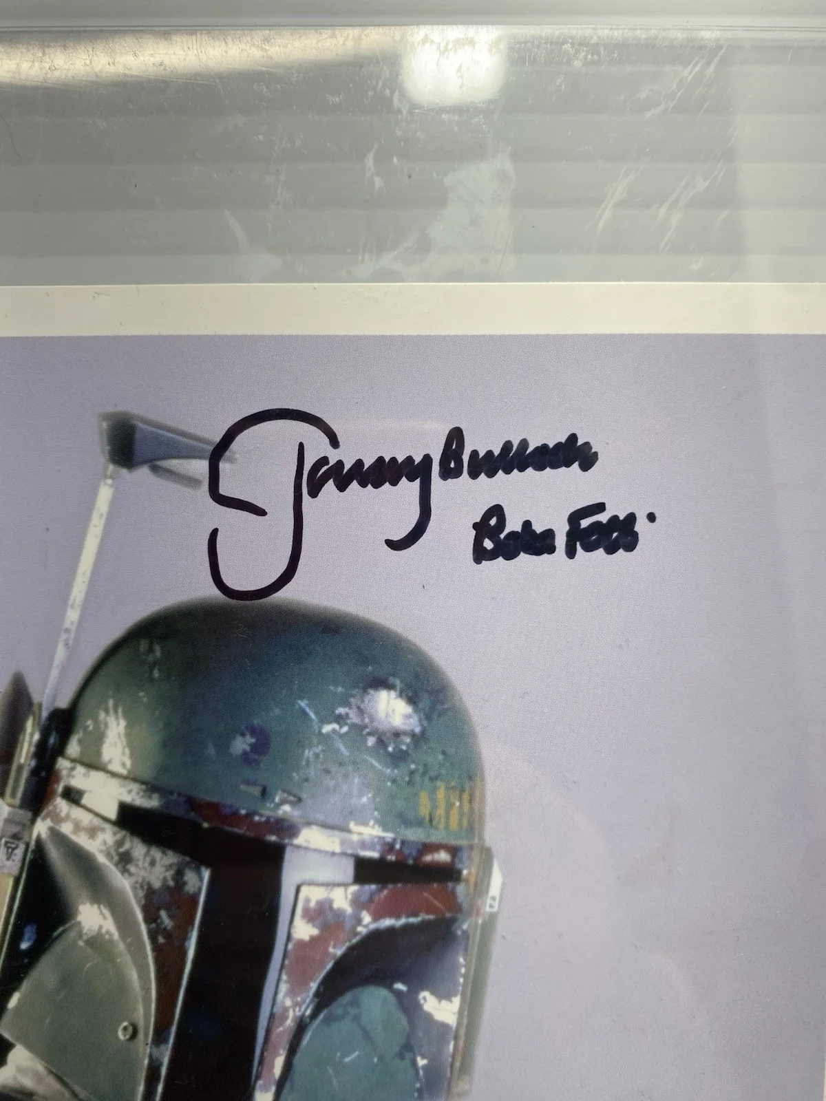 Star Wars Celebration Europe 2013 Boba Fett Auto Jeremy Bulloch, изображение 2