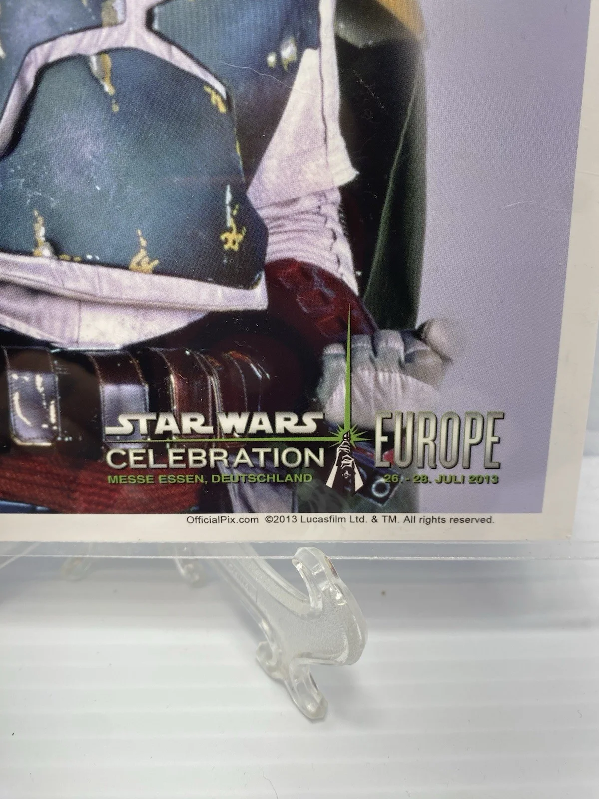 Star Wars Celebration Europe 2013 Boba Fett Auto Jeremy Bulloch, изображение 3