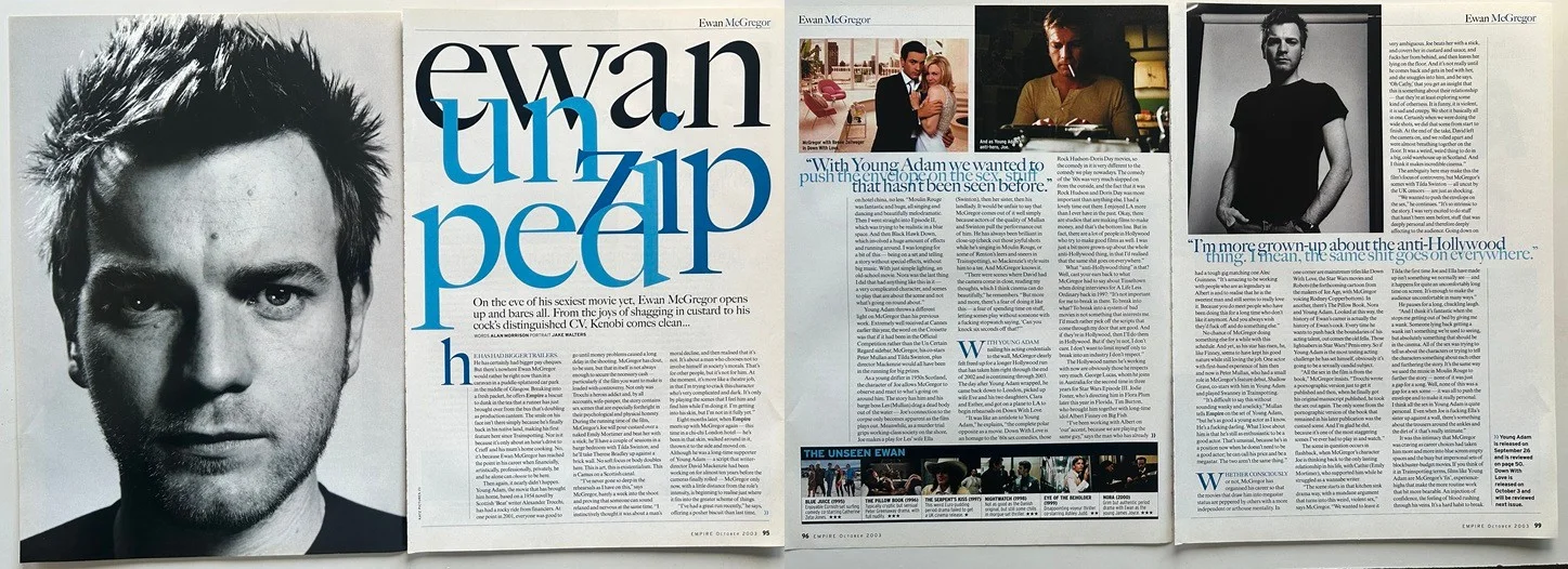 EWAN MCGREGOR - 2003 Full page UK magazine poster, image 2