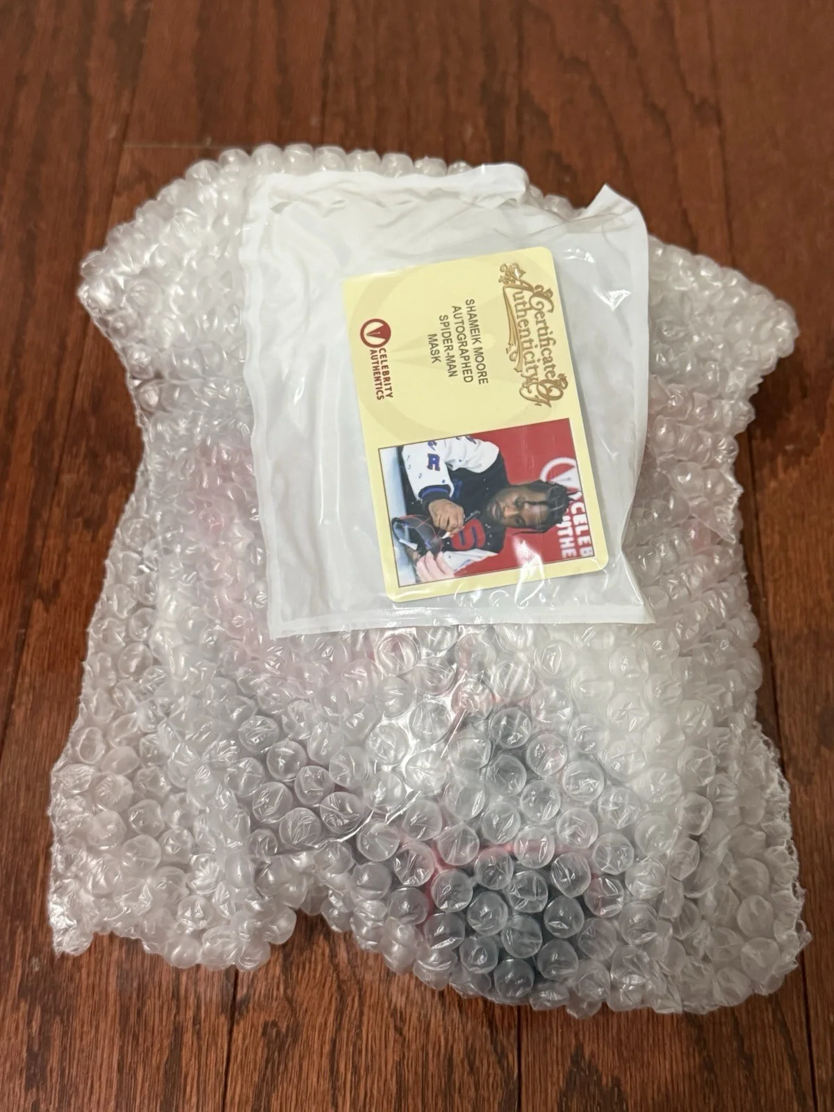 Shameik Moore — Shameik Moore Signed Spider-Man Into The Spider-Verse Miles Morales Mask CA COA, image 4
