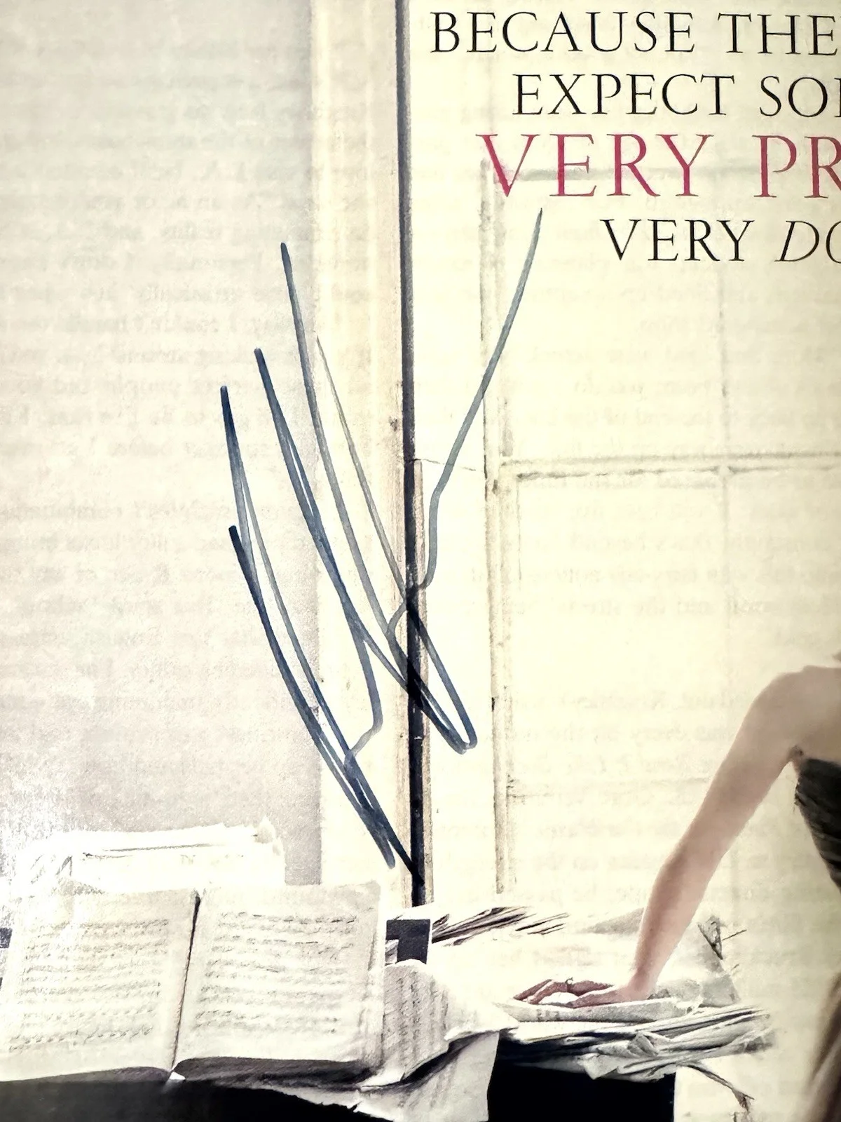 Keira Knightly — SIGNED Keira Knightly Magazine Page 2003, image 2