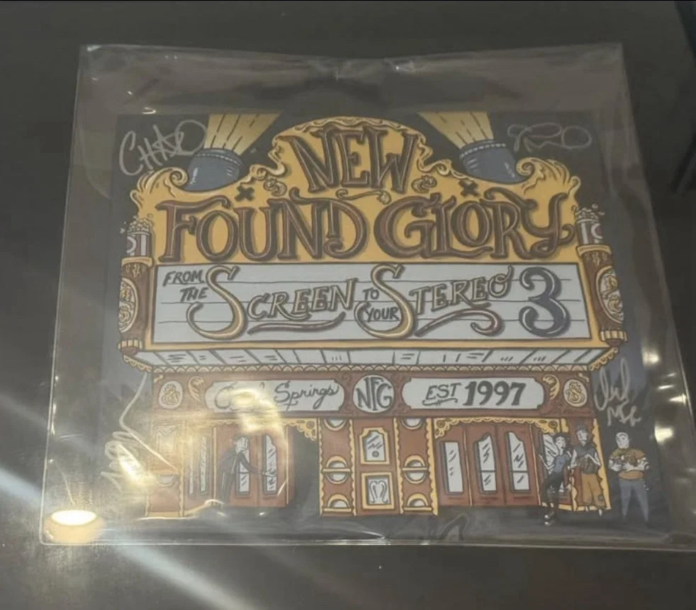 New Found Glory Signed From The Screen To Your Stereo 3 , Drumhead , Balboa, изображение 4