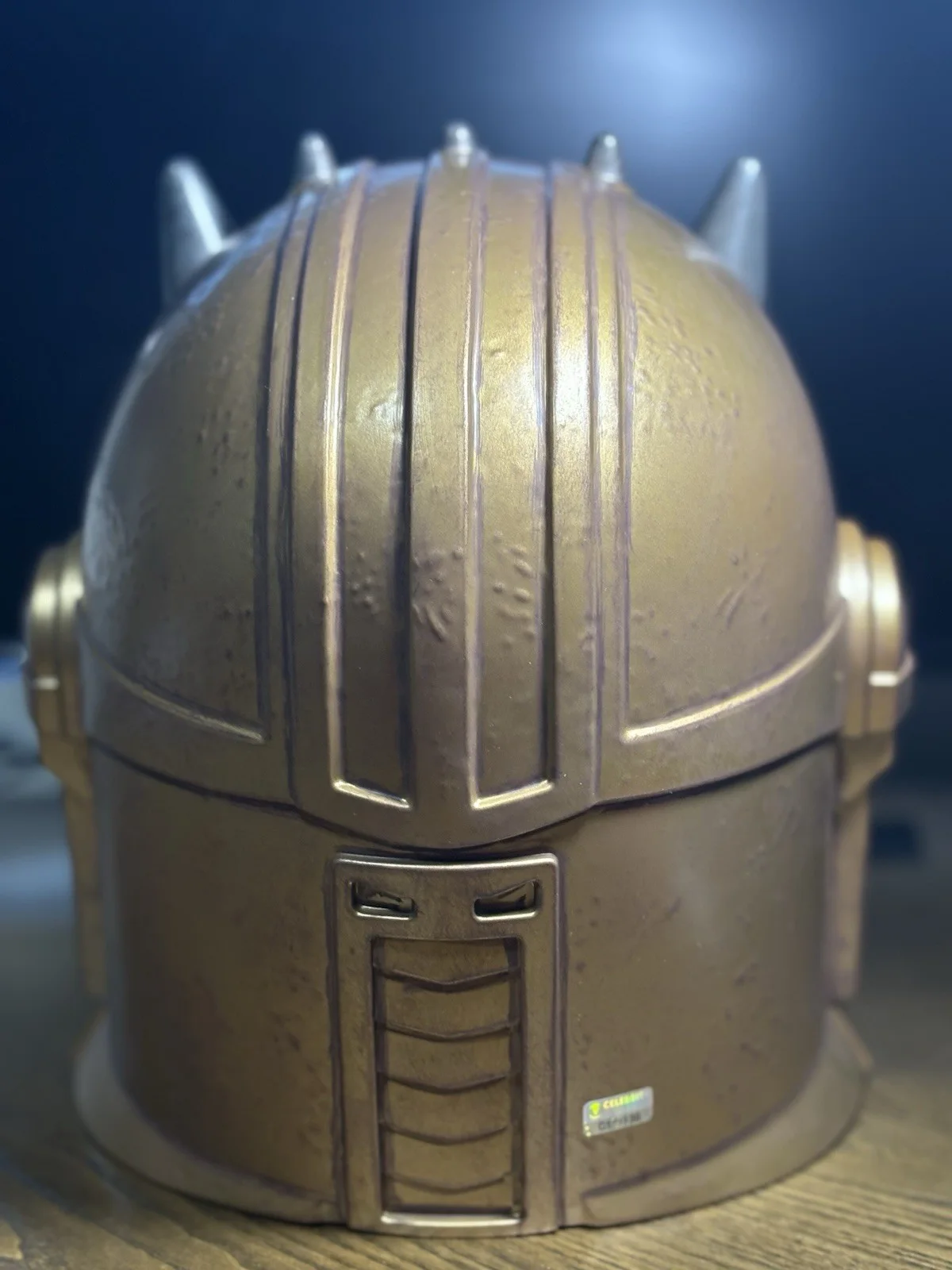 Emily Swallow — Emily Swallow Autographed Star Wars The Armorer Helmet W/ Multiple Insc. & COA, image 4