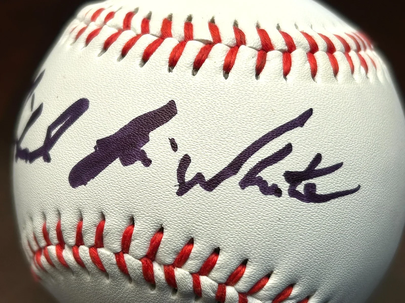 SPAWN STAR MICHAEL JAI WHITE HAND SIGNED BASEBALL W/PHOTO PROOF, image 4