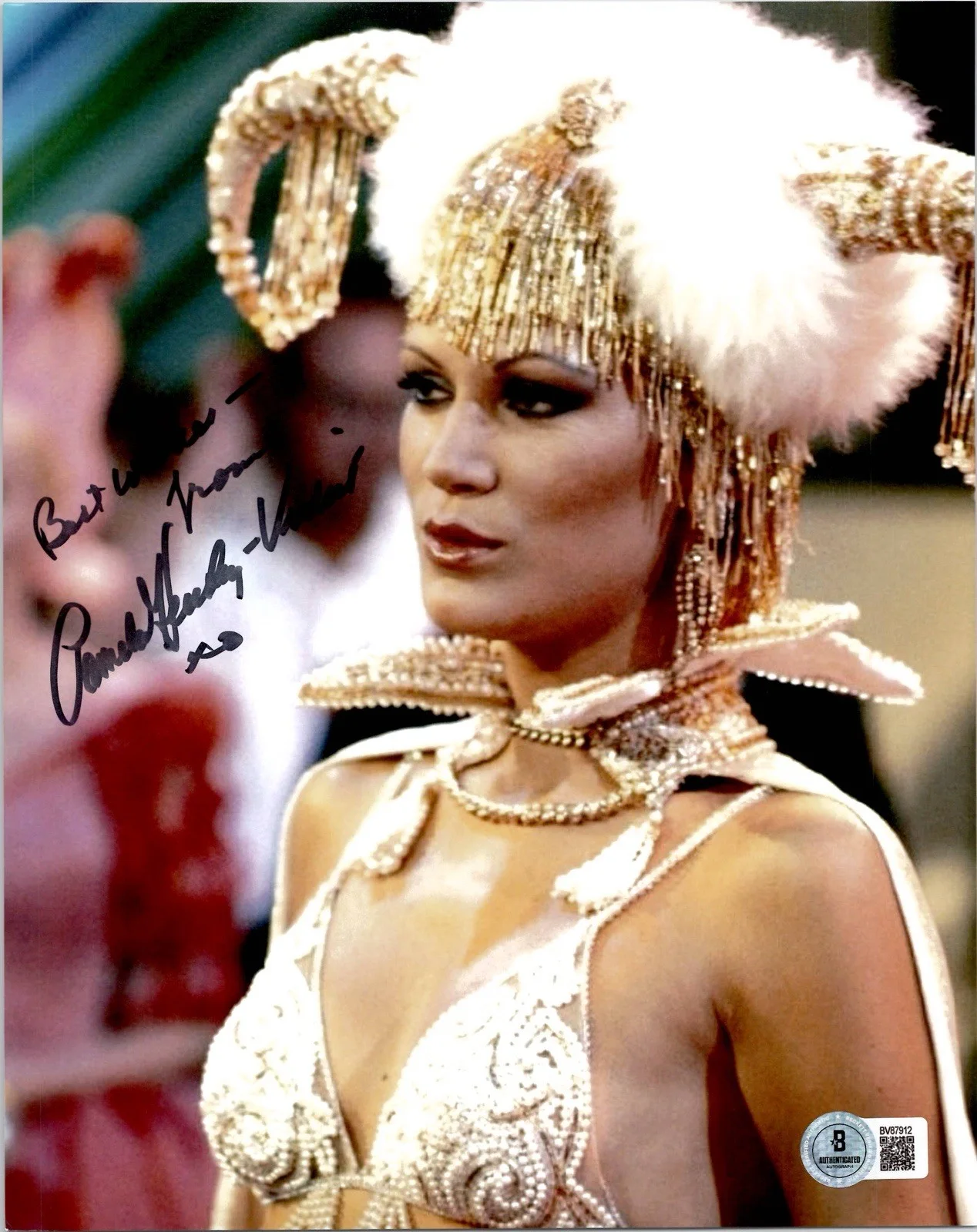 PAMELA HENSLEY — PAMELA HENSLEY SIGNED AUTOGRAPH 8X10 PHOTO BUCK ROGERS PRINCESS ARDALA BECKETT