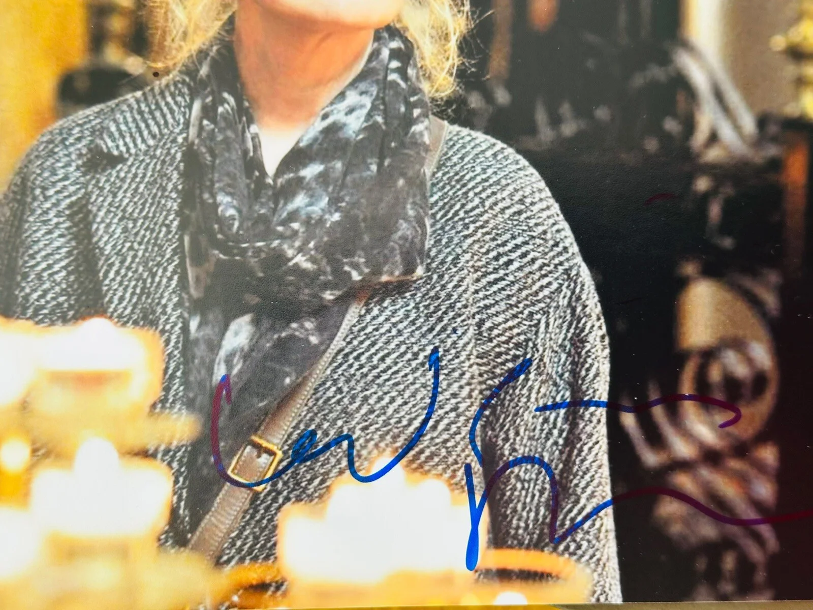 Lindsay Duncan — Lindsay Duncan signed Le Week End 8x10 photo In Person. About Time, image 2