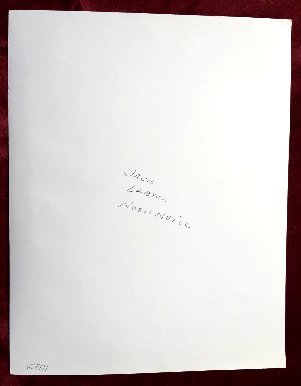 Noel Neill, Jack Larson — SUPERMAN - Signed 8X10 - NOEL NEILL (Lois Lane) and JACK LARSON ( Jimmy Olsen), изображение 2