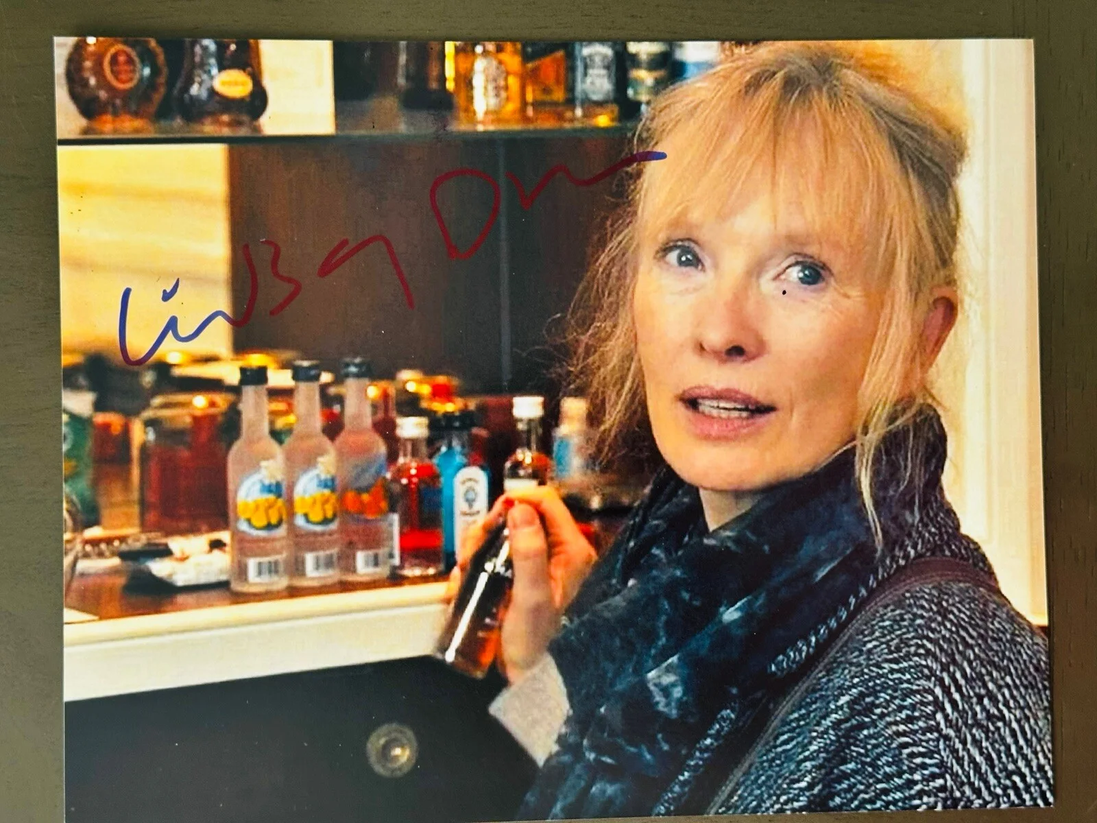 Lindsay Duncan — Lindsay Duncan signed Le Week End 8x10 photo In Person. About Time